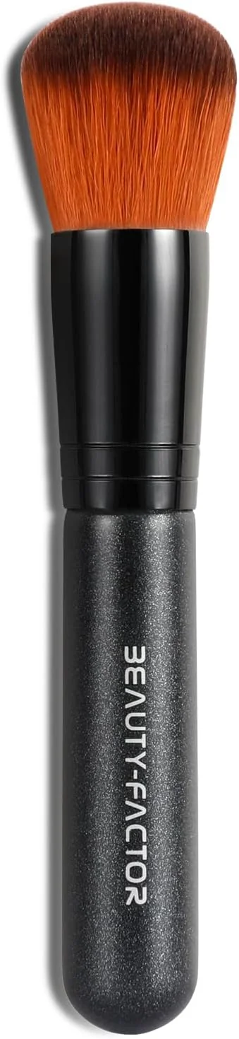 براش کرم پودر گنبدی، براش رژگونه حرفه ای 13 سانتی متری با موهای نرم و متراکم مصنوعی، براش های آرایشی کابوکی صورت برای پودر فیکس، مایع، ترکیب، کانتور، برنزر، کرم و محو کردن