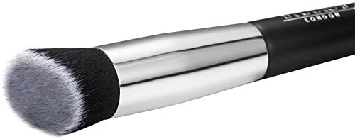 براش آرایشی فونداسیون - برای پخش کردن، ترکیب کردن، زاویه سازی، هایلایت و کانتورینگ. براش کانتور برای استفاده با کرم، پودر، رژگونه، فونداسیون مایع، کانسیلر و پرایمر. براش آرایشی دو طرفه