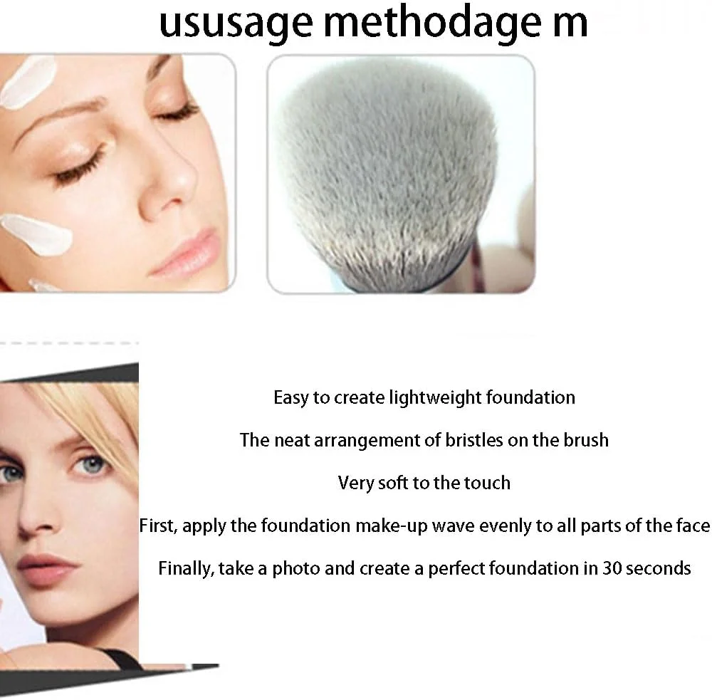 برس آرایشی، برس آرایش فونداسیون برای کرم پودر مایع و پودر، برس ترکیبی و پخش کننده، برس صورت برس آرایشی، برس آرایش فونداسیون برای کرم پودر مایع و پودر، برس ترکیبی و پخش کننده، برس صورت