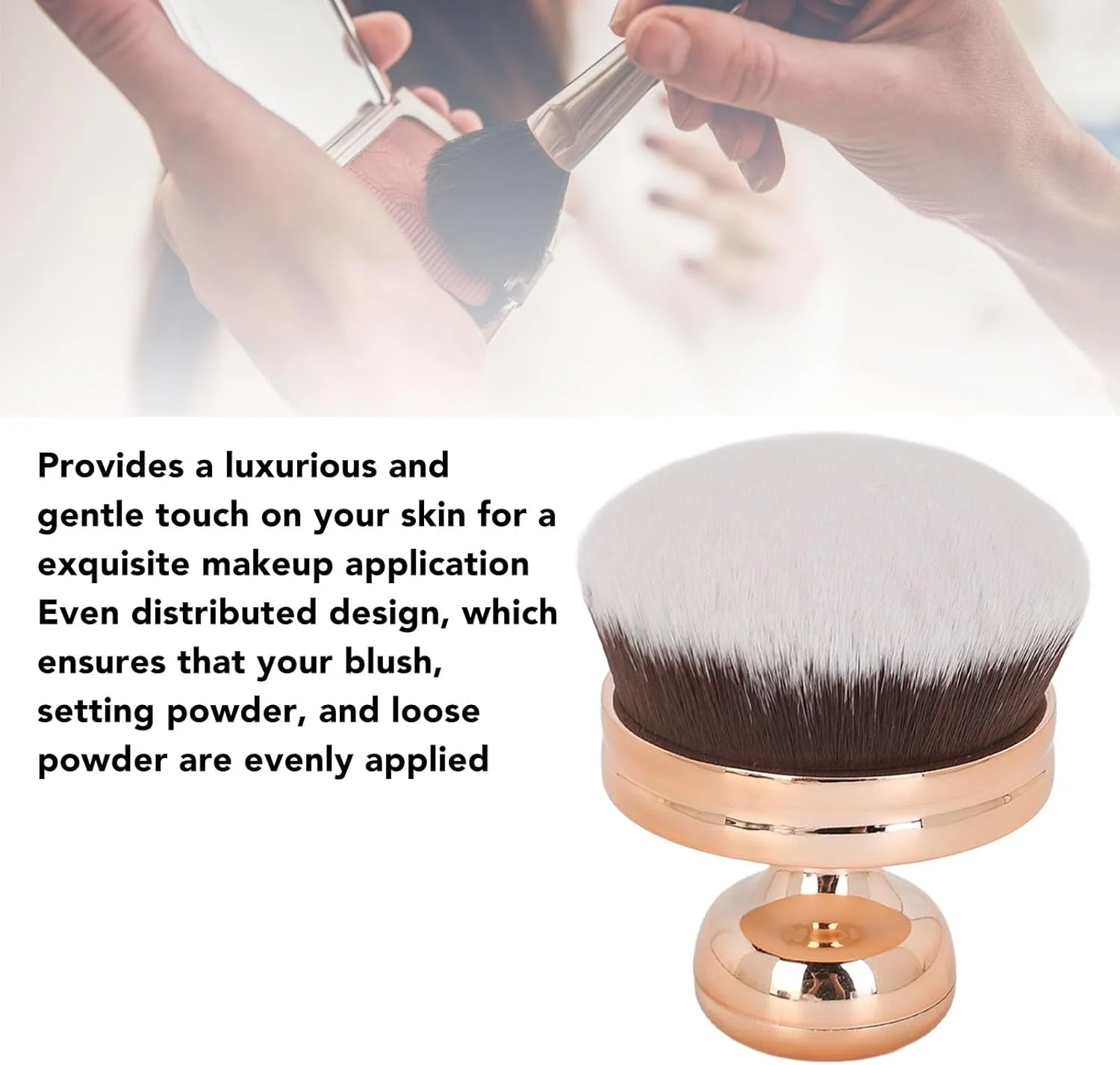 براش کرم پودر صورت، سازگار با پوست، استفاده آسان، براش آرایشی قارچی چند منظوره براش کرم پودر صورت، سازگار با پوست، استفاده آسان، براش آرایشی قارچی چند منظوره