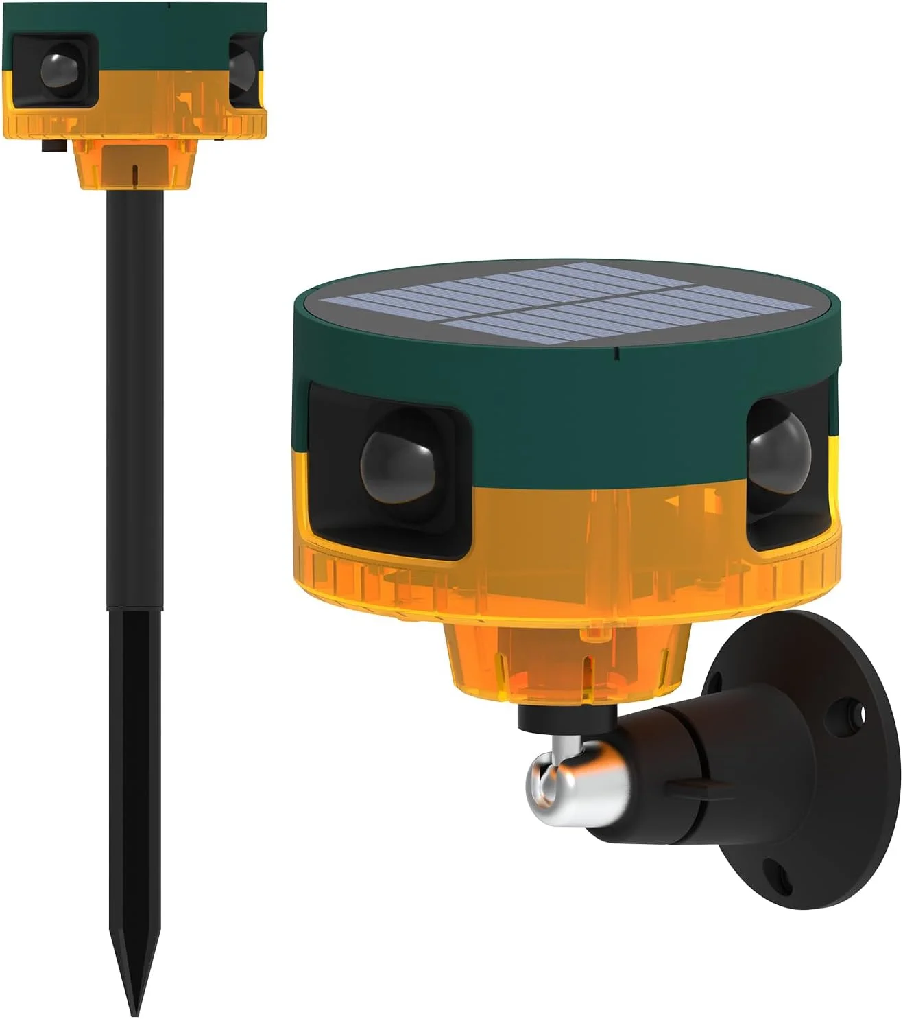 آلارم سنسور حرکتی فضای باز، آلارم فعال شده با سنسور حرکتی خورشیدی با 13 نوع صدا و نور بارق، سیستم هشدار امنیتی برای مزرعه، انبار، ویلا