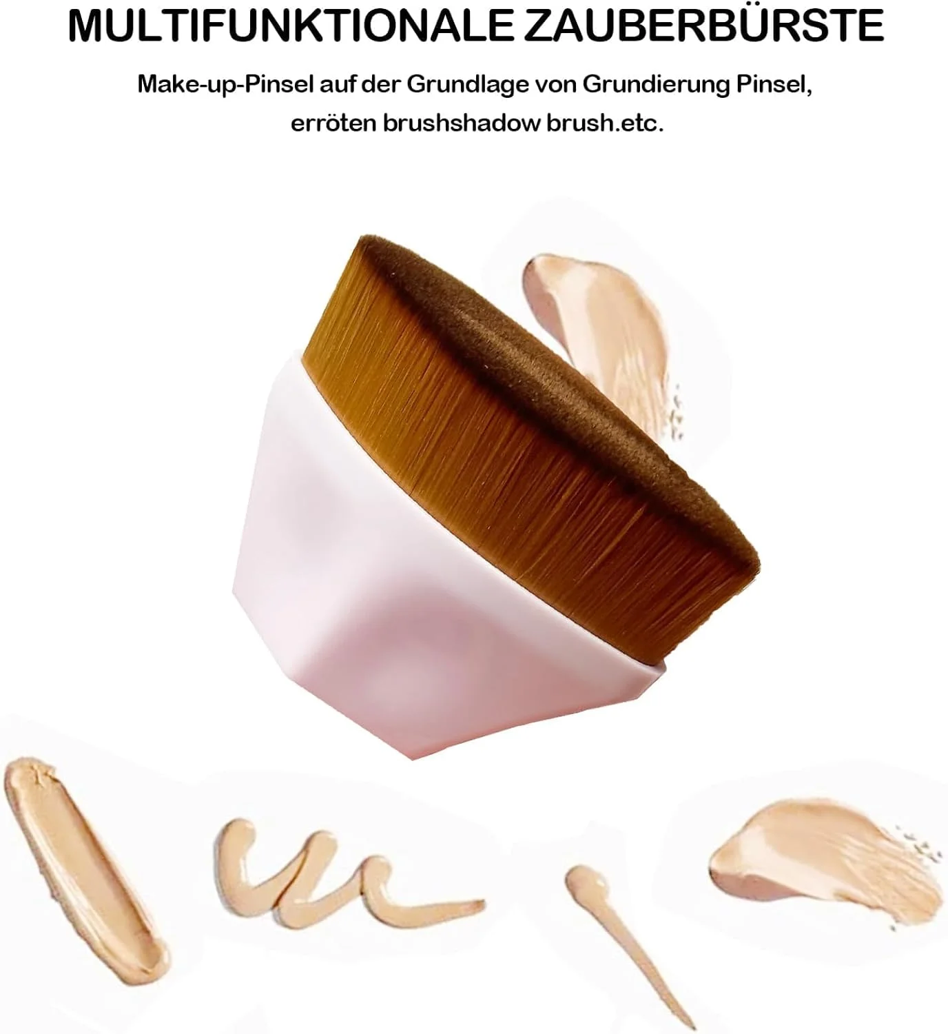 2 عدد براش کرم پودر، ست 2 عددی اسفنج آرایشی طرح گلبرگ، براش های آرایشی نرم و مناسب برای کرم یا لوازم آرایشی مایع ترکیبی، بژ 2 عدد براش کرم پودر، ست 2 عددی اسفنج آرایشی طرح گلبرگ، براش های آرایشی نرم و مناسب برای کرم یا لوازم آرایشی مایع ترکیبی، بژ