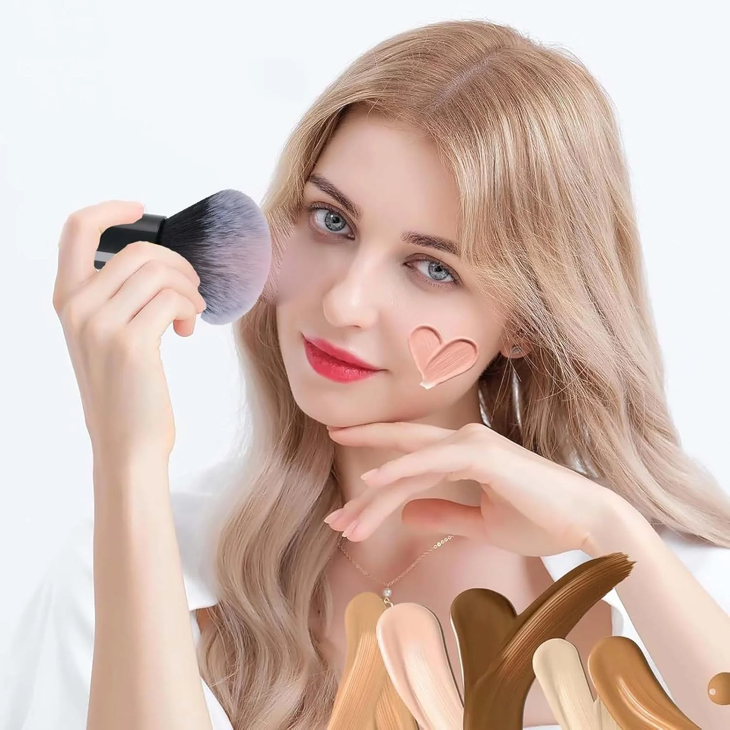 براش آرایشی پودری، براش کرم پودر، مناسب برای فیکس کردن، ترکیب کردن، کانتورینگ، مناسب برای کرم، رژگونه، کرم پودر مایع و معدنی، پوشش دهی کامل صورت، برنزر معدنی (دسته گرد) براش آرایشی پودری، براش کرم پودر، مناسب برای فیکس کردن، ترکیب کردن، کانتورینگ، مناسب برای کرم، رژگونه، کرم پودر مایع و معدنی، پوشش دهی کامل صورت، برنزر معدنی (دسته گرد)