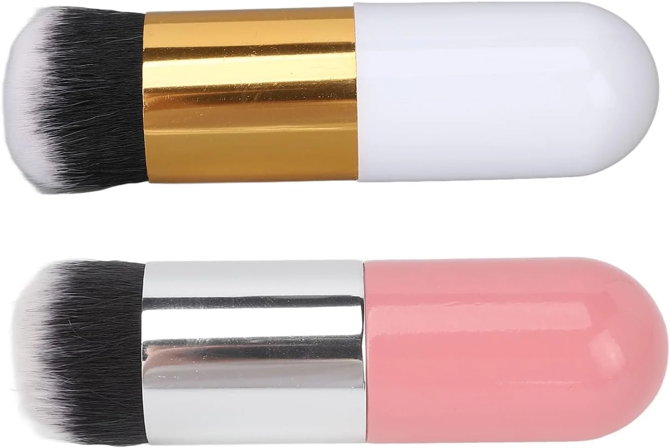 براش کرم پودر، براش گونه آرایشی، 2 براش مصنوعی