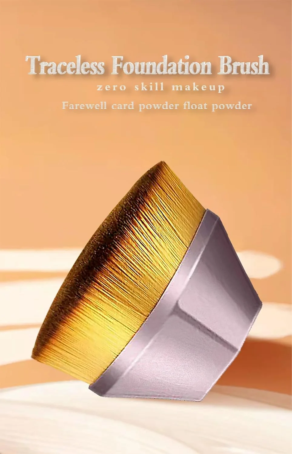 ست 2 عددی براش کرم پودر بی نقص برای آرایش، براش نرم و لطیف آرایشی نفیس به همراه کیف محافظ