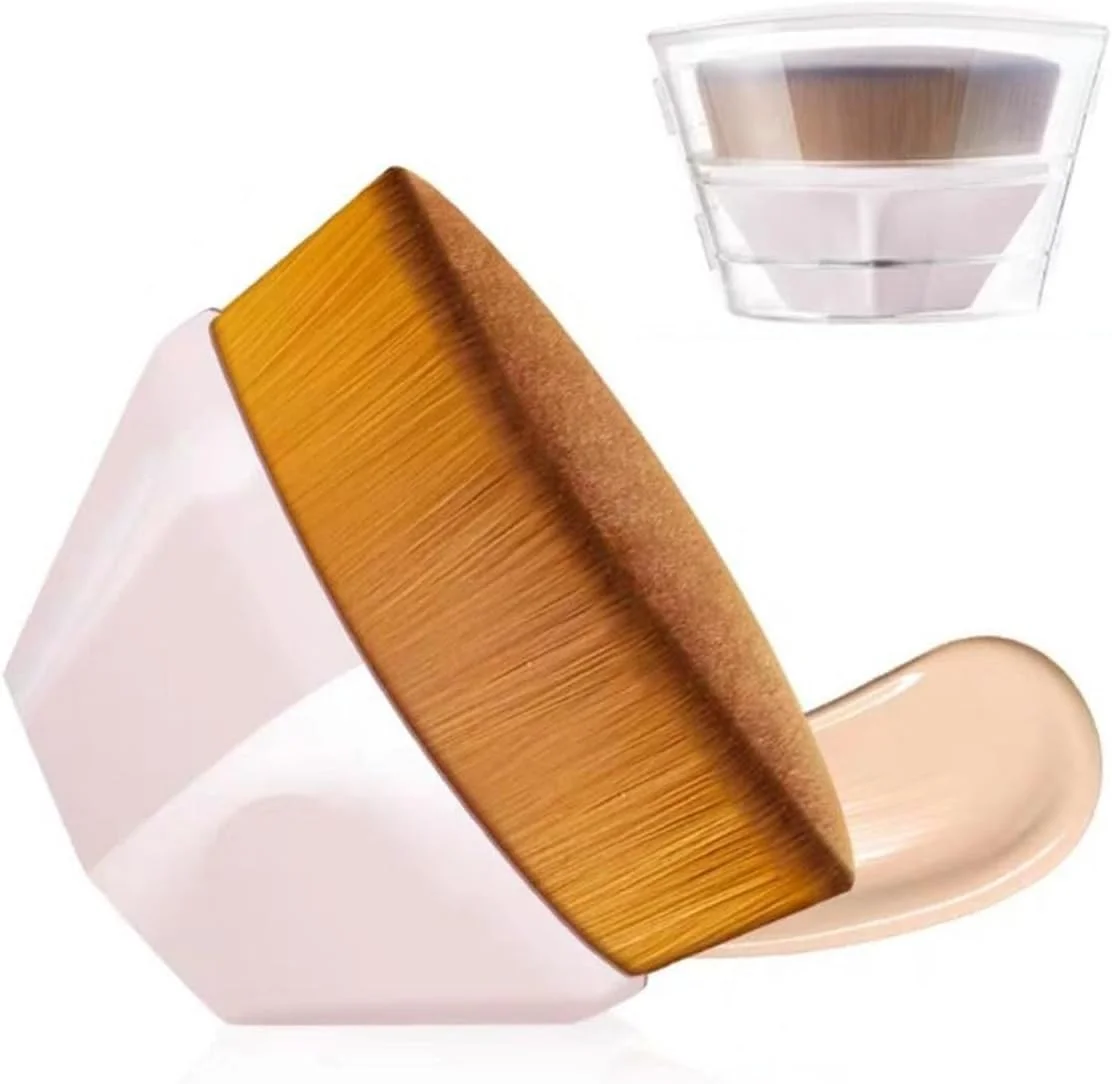 براش کرم پودر جادویی SHOWAY، براش کرم پودر متراکم و یکدست، براش آرایشی کرم BB و پودر فیکس، رنگ صورتی براش کرم پودر جادویی SHOWAY، براش کرم پودر متراکم و یکدست، براش آرایشی کرم BB و پودر فیکس، رنگ صورتی