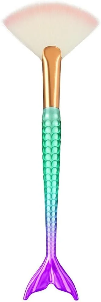 براش تخت آرایشی فیتو آبی - براش تخت کرم پودر و کانسیلر مناسب مایع و کرمی، براش صورت با موهای مصنوعی براش تخت آرایشی فیتو آبی - براش تخت کرم پودر و کانسیلر مناسب مایع و کرمی، براش صورت با موهای مصنوعی