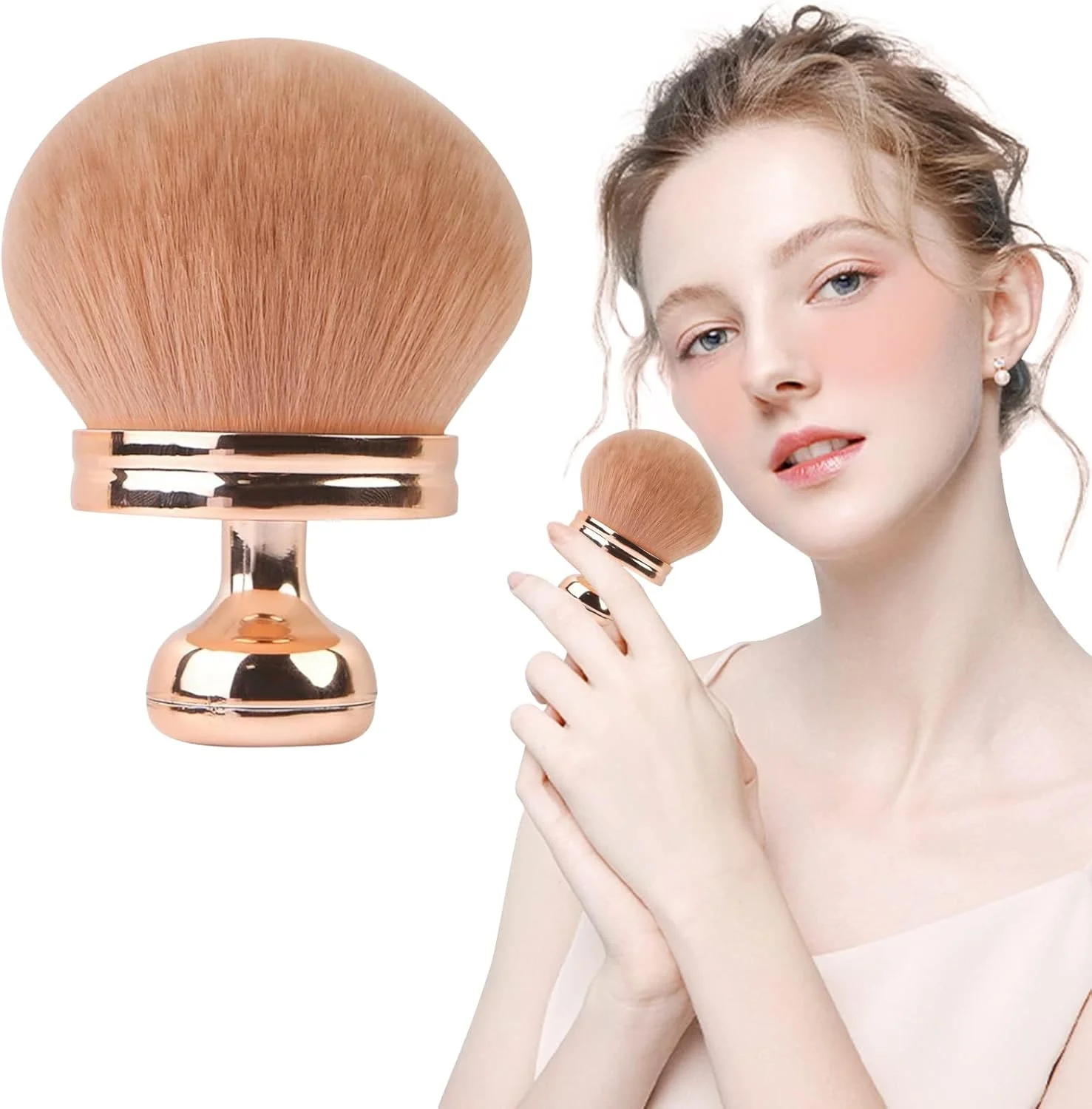 براش آرایشی بدن Fjquamitix برای ترکیب و محو کردن برنزه کننده و آرایش بدن، براش پهن 2.95 اینچی برای صورت، پاها، بدن، پودر، کرم و فونداسیون (رزگلد روشن) براش آرایشی بدن Fjquamitix برای ترکیب و محو کردن برنزه کننده و آرایش بدن، براش پهن 2.95 اینچی برای صورت، پاها، بدن، پودر، کرم و فونداسیون (رزگلد روشن)