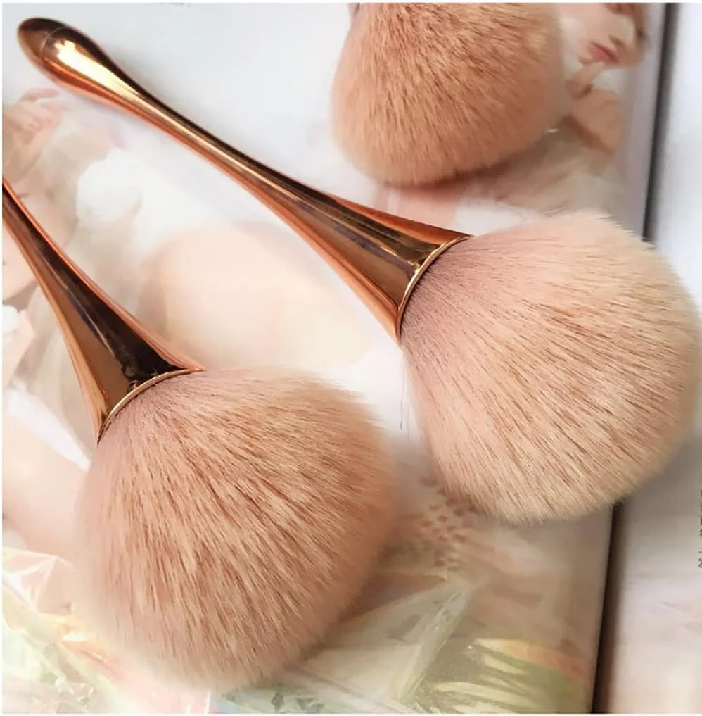 براش های آرایشی اکسفور برای کرم پودر، براش پودر معدنی فوق العاده بزرگ، رژگونه و هایلایتر نرم و کرکی، ست آرایشی حرفه ای برای ترکیب، پرداخت و کانتورینگ (رزگلد) براش های آرایشی اکسفور برای کرم پودر، براش پودر معدنی فوق العاده بزرگ، رژگونه و هایلایتر نرم و کرکی، ست آرایشی حرفه ای برای ترکیب، پرداخت و کانتورینگ (رزگلد)