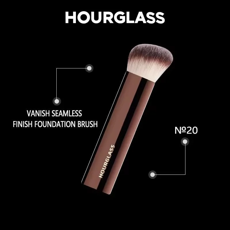 براش کرم پودر شماره 20 Hourglass Vanish، براش آرایشی حرفه ای براش کرم پودر شماره 20 Hourglass Vanish، براش آرایشی حرفه ای
