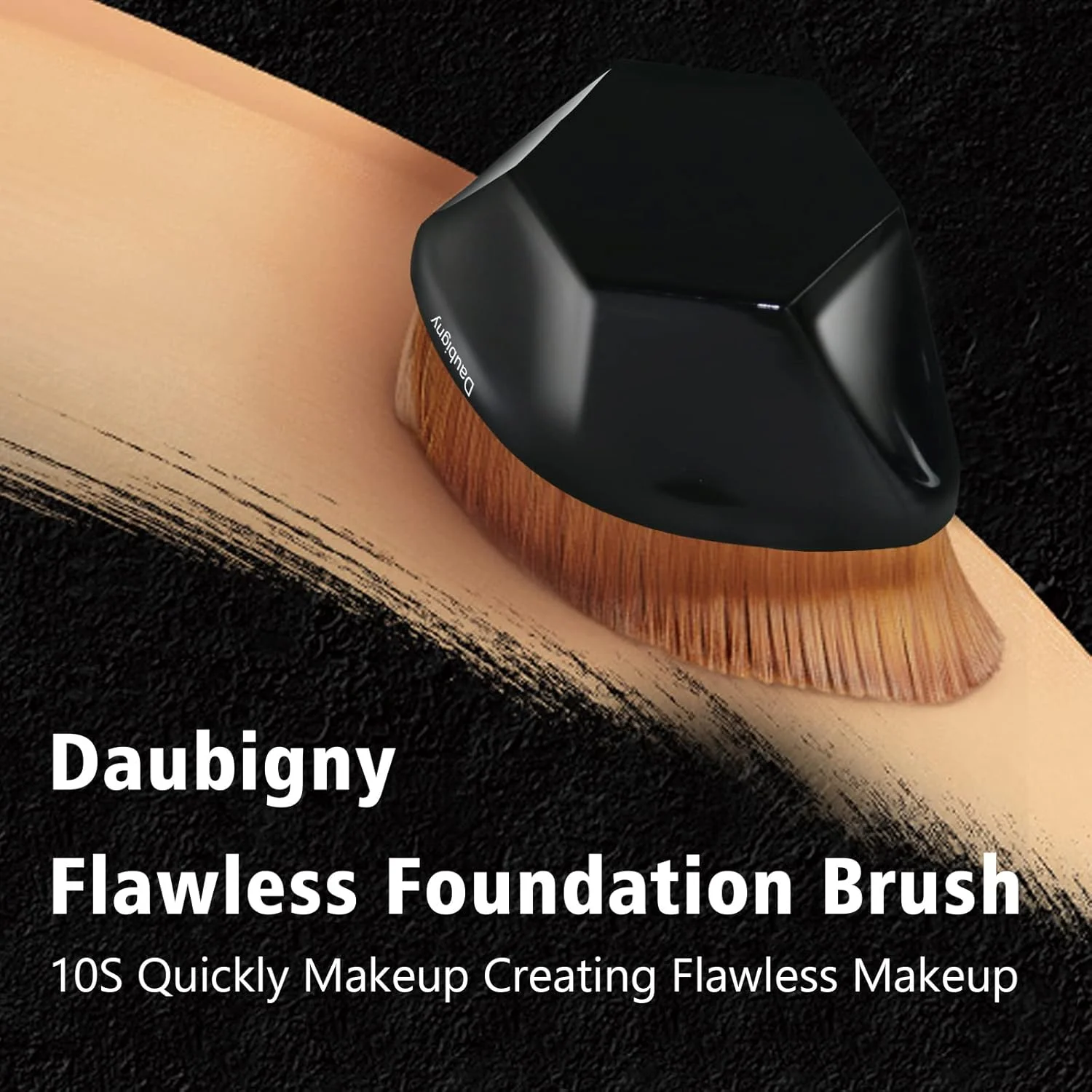 براش کرم پودر Daubigny، براش کابوکی سر صاف شش ضلعی برای رژگونه، کرم مایع و پودر، مناسب برای ترکیب کرم مایع، کرم یا لوازم آرایشی پودری بی عیب و نقص به همراه کیف محافظ (مشکی) براش کرم پودر Daubigny، براش کابوکی سر صاف شش ضلعی برای رژگونه، کرم مایع و پودر، مناسب برای ترکیب کرم مایع، کرم یا لوازم آرایشی پودری بی عیب و نقص به همراه کیف محافظ (مشکی)
