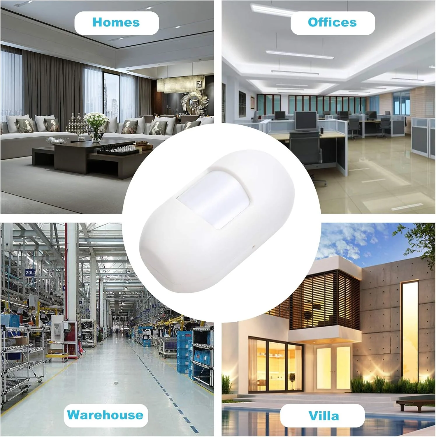 سنسور حرکتی PIR بی سیم Morelian eWeLink PIR RF 433Mhz، آشکارساز مادون قرمز دوگانه، سنسور دزدگیر ضد سرقت، سیستم دزدگیر اتوماسیون خانه هوشمند، کار با میزبان دزدگیر یا RF Bridge 433 سنسور حرکتی PIR بی سیم Morelian eWeLink PIR RF 433Mhz، آشکارساز مادون قرمز دوگانه، سنسور دزدگیر ضد سرقت، سیستم دزدگیر اتوماسیون خانه هوشمند، کار با میزبان دزدگیر یا RF Bridge 433