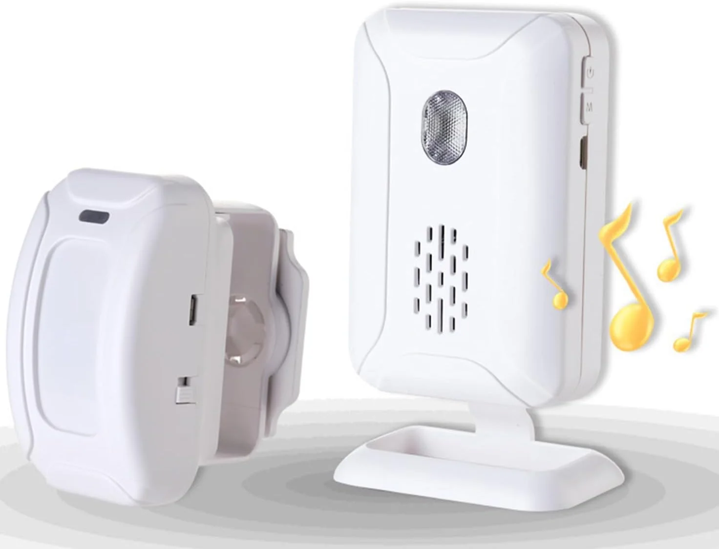 آلارم سنسور حرکتی بی سیم Meichoon، سیستم هشدار امنیتی خانه، زنگ درب ورودی، اتاق داخلی، ورودی، صندوق پستی با 1 سنسور و 1 گیرنده