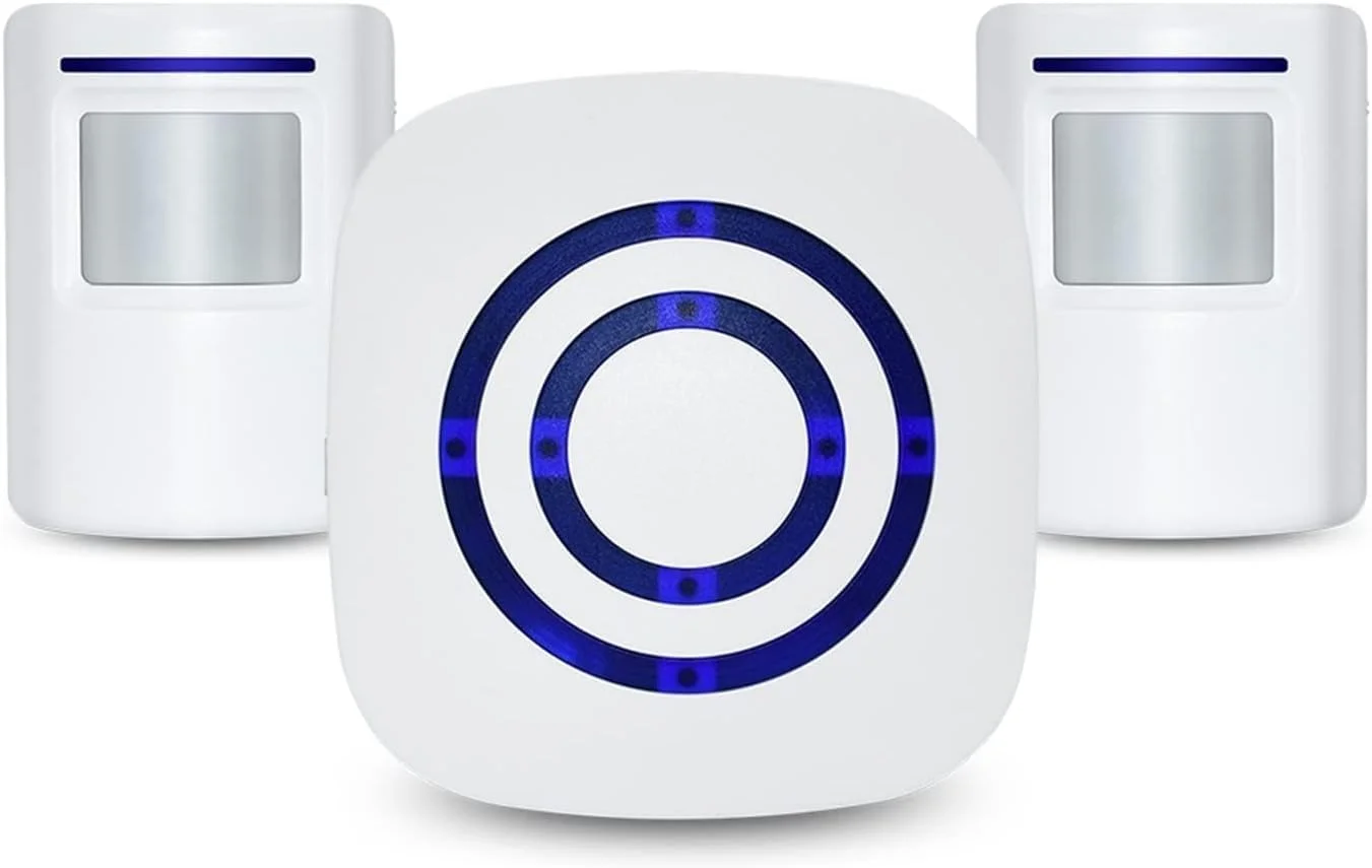 سنسور درب MDybf، سیستم دزدگیر حرکتی، زنگ هوشمند درب ورودی، محافظت امنیتی (رنگ: 2 سنسور 1 گیرنده)