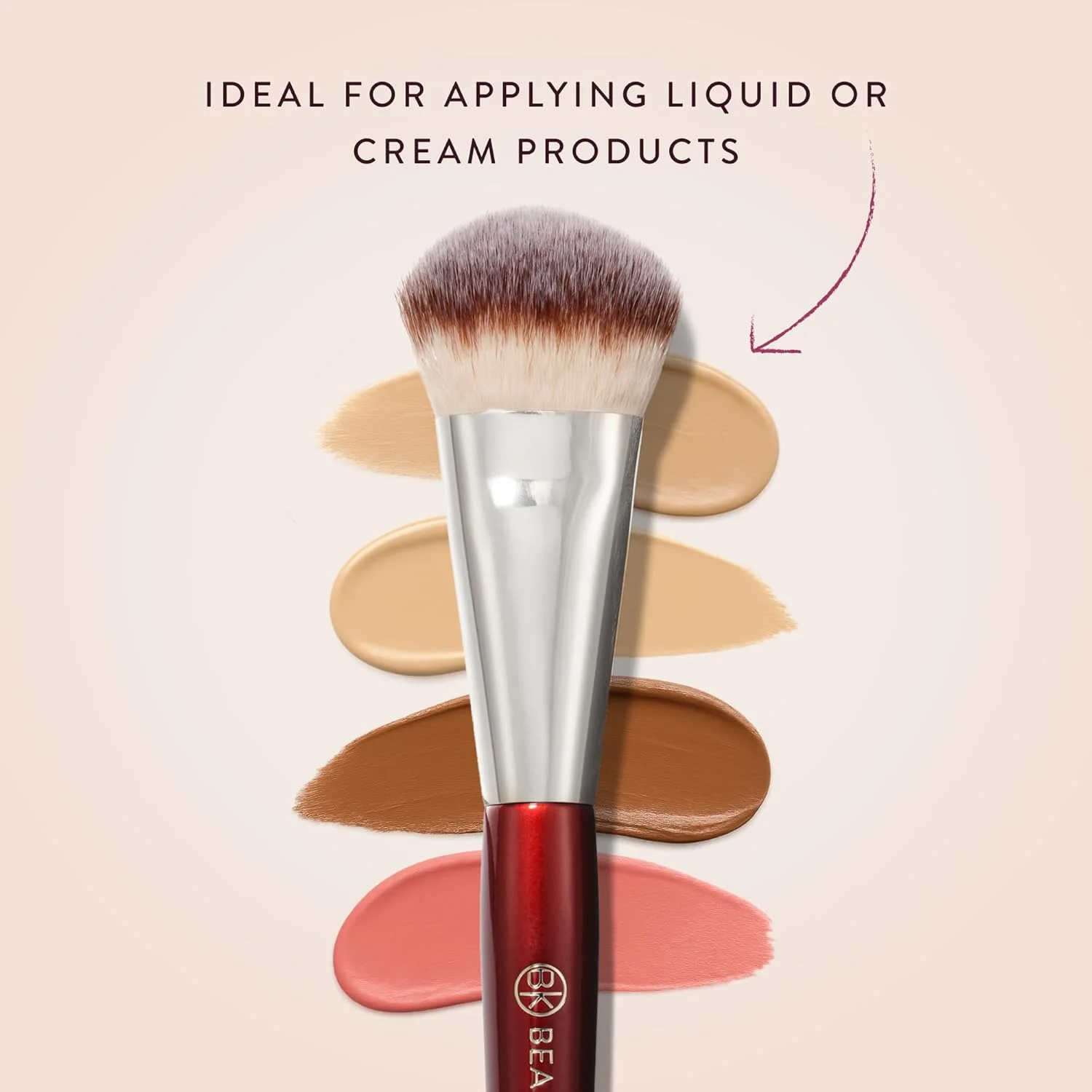 براش های آرایشی BK BEAUTY - 109 مینی کانتورینگ فاندیشن - براش صورت برای کرم پودر مایع یا کرمی - براش آرایشی برنزر، رژگونه و هایلایتر براش های آرایشی BK BEAUTY - 109 مینی کانتورینگ فاندیشن - براش صورت برای کرم پودر مایع یا کرمی - براش آرایشی برنزر، رژگونه و هایلایتر