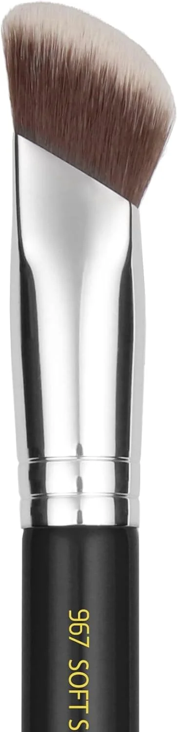 براش آرایشی حرفه ای Bdellium Tools - Maestro Series 967 Soft Square Foundation - با الیاف مصنوعی کاملا گیاهی، برای ایجاد پوستی بی عیب و نقص (مشکی، 1 عدد) براش آرایشی حرفه ای Bdellium Tools - Maestro Series 967 Soft Square Foundation - با الیاف مصنوعی کاملا گیاهی، برای ایجاد پوستی بی عیب و نقص (مشکی، 1 عدد)
