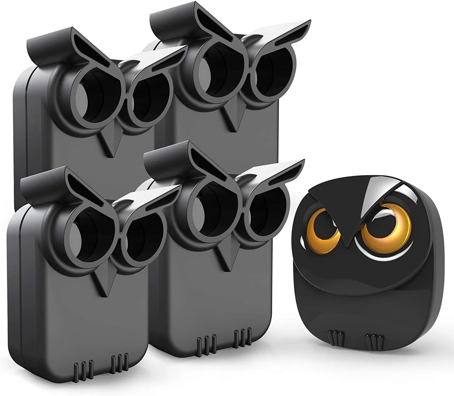 HTZSAFE سیستم هشدار دهنده بی سیم درب ورودی با برد 800 متر، سنسور حرکتی مقاوم در برابر آب و هوا - سیستم هشدار امنیتی DIY برای خانه و دفتر - نظارت و محافظت از اموال بیرونی/داخلی (1 گیرنده + 4 سنسور)