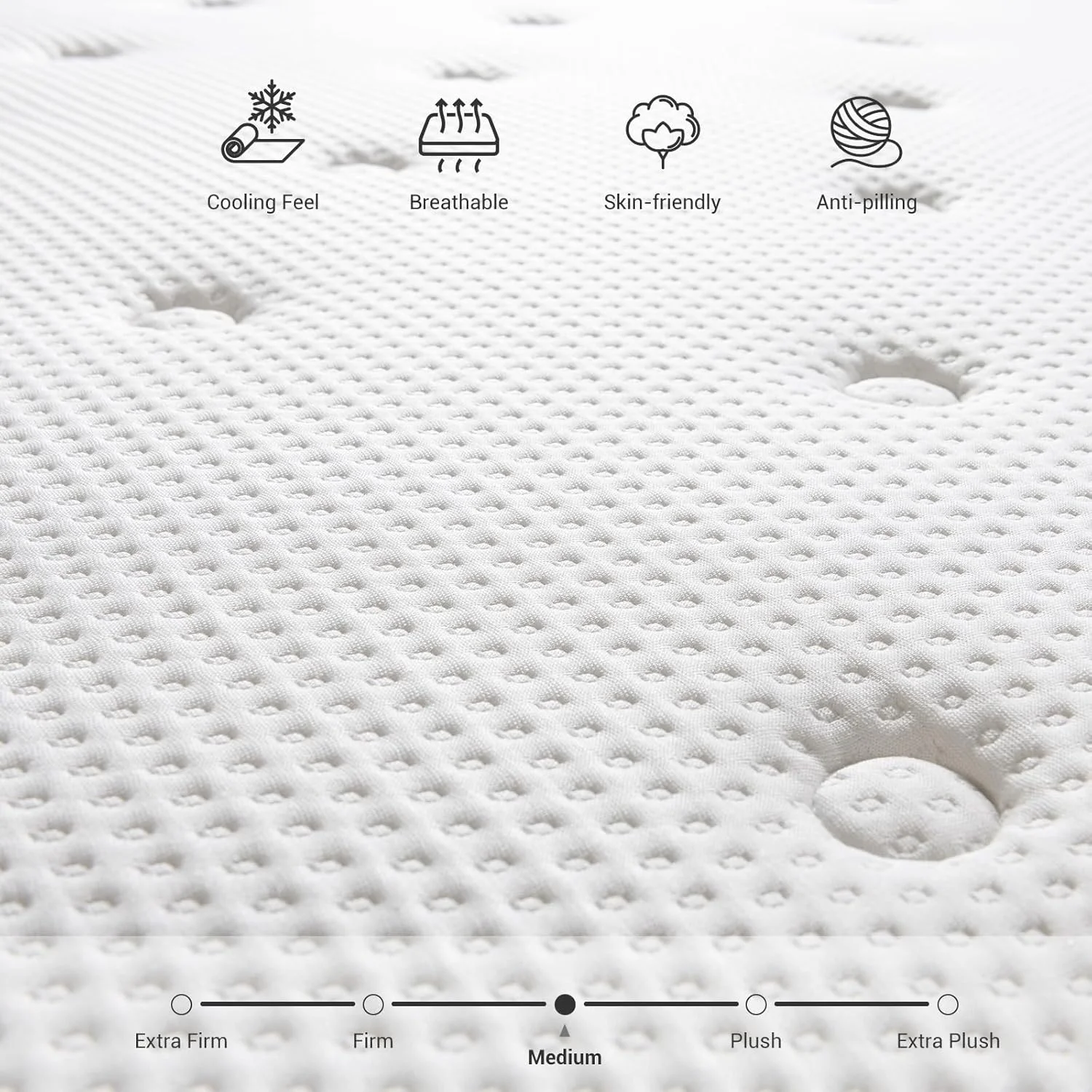 تشک آولایت 180 * 200 * 30 سانتی متر، تشک هیبریدی با سفتی متوسط، فوم مموری ژل خنک کننده و فنر پاکتی، روکش تنسل قابل تنفس، پشتیبانی فوم لبه 8 سانتی متری، سایز کینگ