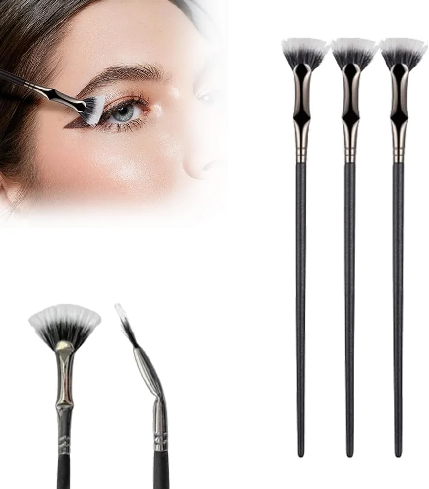 برس فن ریمل برای مژه ها، برس فن ریمل جدید 2024 برای ابزار جداکننده مژه ها، شانه مژه آرایش چشم ارتقا یافته برای ابزار آرایش مژه بالا و پایین چشم برای زنان