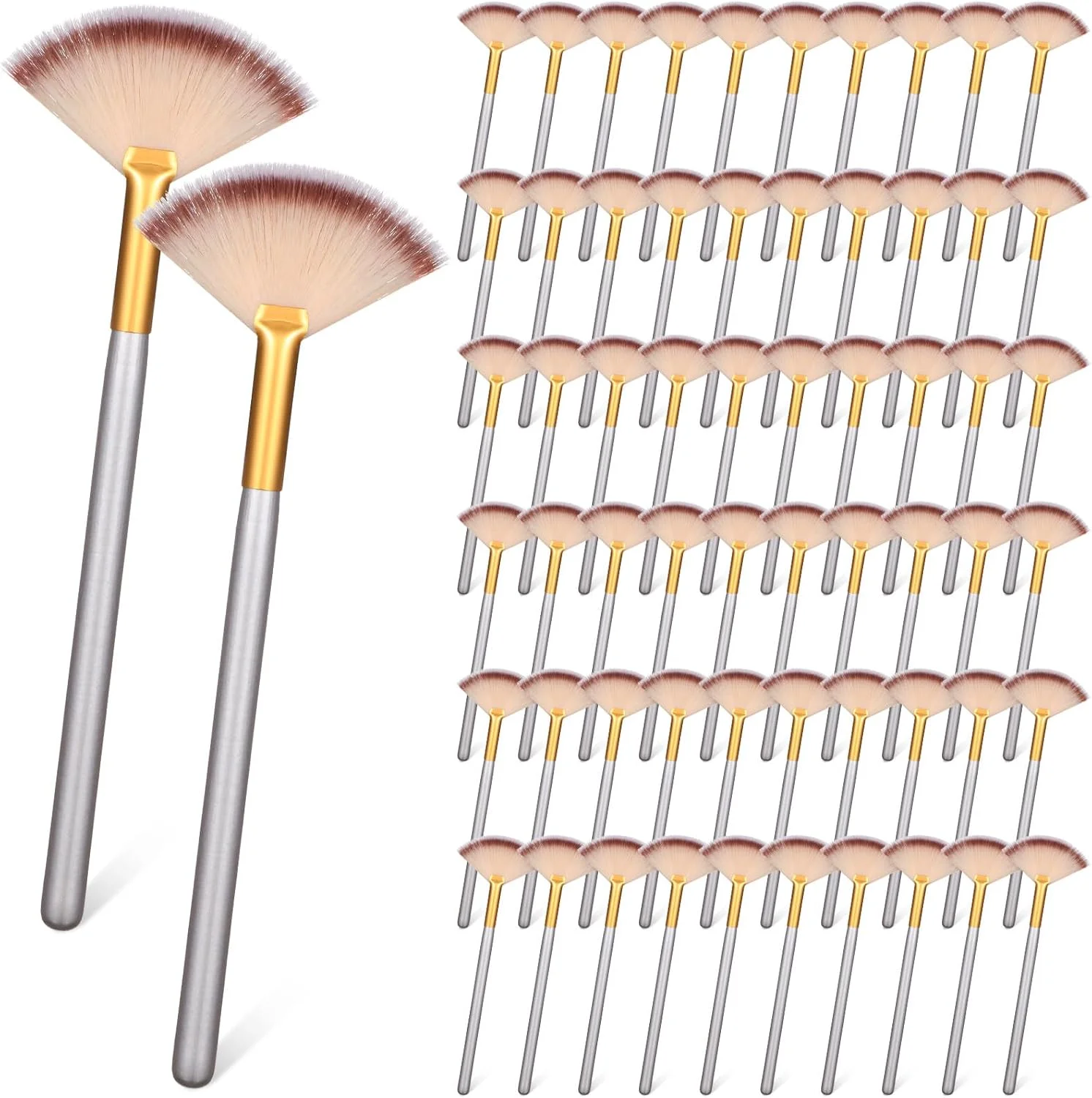 ست 60 عددی برس ماسک صورت سیرال، برس های نرم پخش کننده ماسک صورت، برس های اپلیکاتور اسید، ابزار آرایشی و بهداشتی برای سایه چشم، کرم و متخصص زیبایی (شامپاین، مشکی) ست 60 عددی برس ماسک صورت سیرال، برس های نرم پخش کننده ماسک صورت، برس های اپلیکاتور اسید، ابزار آرایشی و بهداشتی برای سایه چشم، کرم و متخصص زیبایی (شامپاین، مشکی)