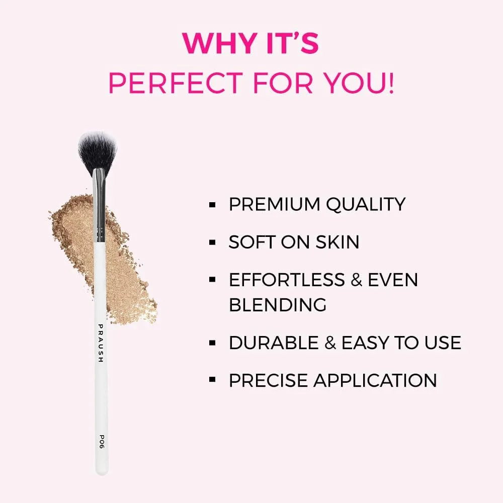 براش بادبزنی هایلایتر حرفه ای پراوش بیوتی (نام سابق: Plume) مدل P06، چند رنگ براش بادبزنی هایلایتر حرفه ای پراوش بیوتی (نام سابق: Plume) مدل P06، چند رنگ