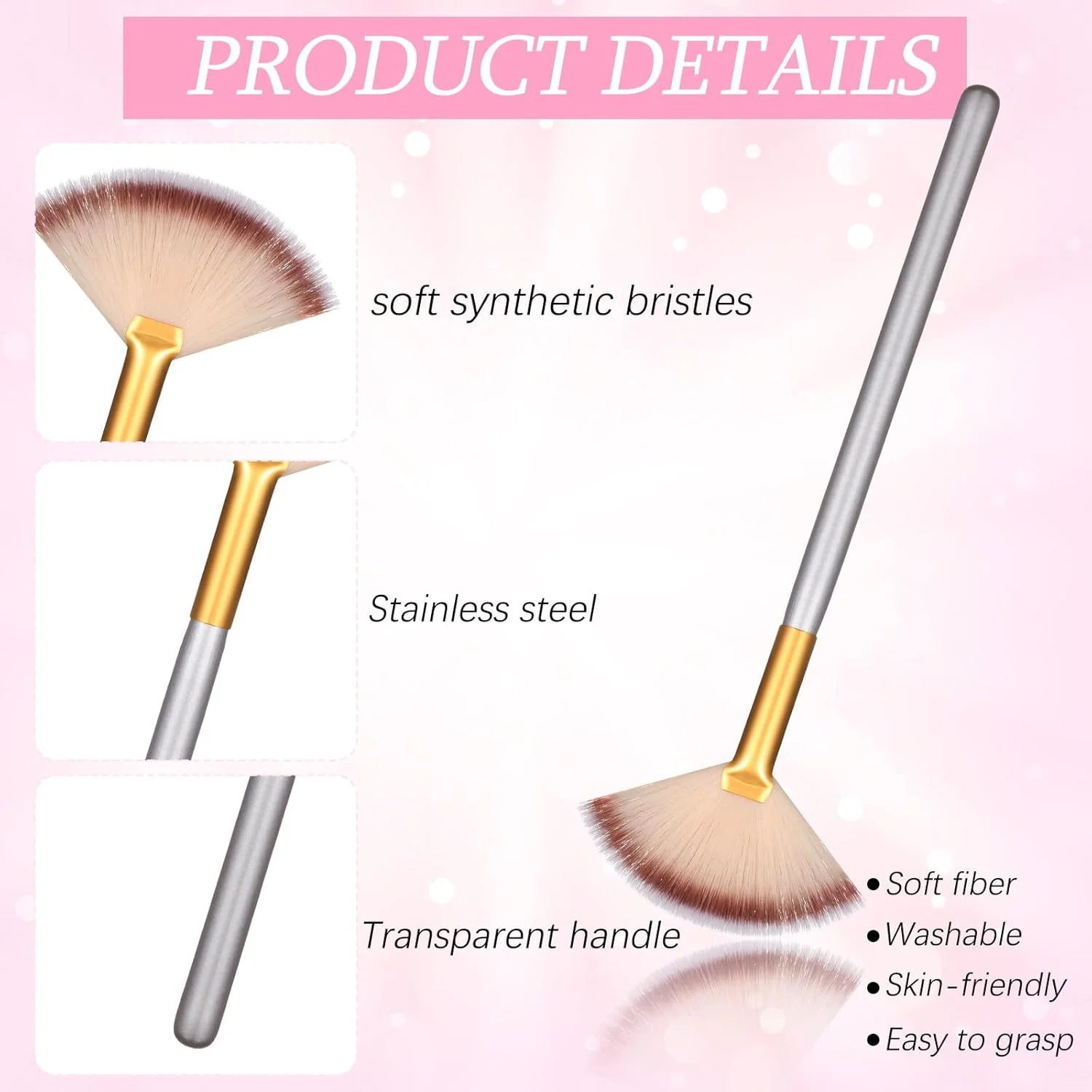 ست 60 عددی برس ماسک صورت سیرال، برس های نرم پخش کننده ماسک صورت، برس های اپلیکاتور اسید، ابزار آرایشی و بهداشتی برای سایه چشم، کرم و متخصص زیبایی (شامپاین، مشکی) ست 60 عددی برس ماسک صورت سیرال، برس های نرم پخش کننده ماسک صورت، برس های اپلیکاتور اسید، ابزار آرایشی و بهداشتی برای سایه چشم، کرم و متخصص زیبایی (شامپاین، مشکی)