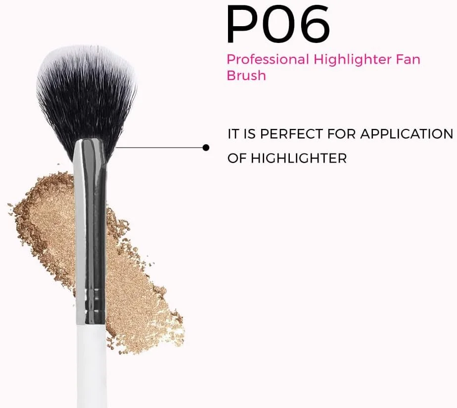 براش بادبزنی هایلایتر حرفه ای پراوش بیوتی (نام سابق: Plume) مدل P06، چند رنگ براش بادبزنی هایلایتر حرفه ای پراوش بیوتی (نام سابق: Plume) مدل P06، چند رنگ