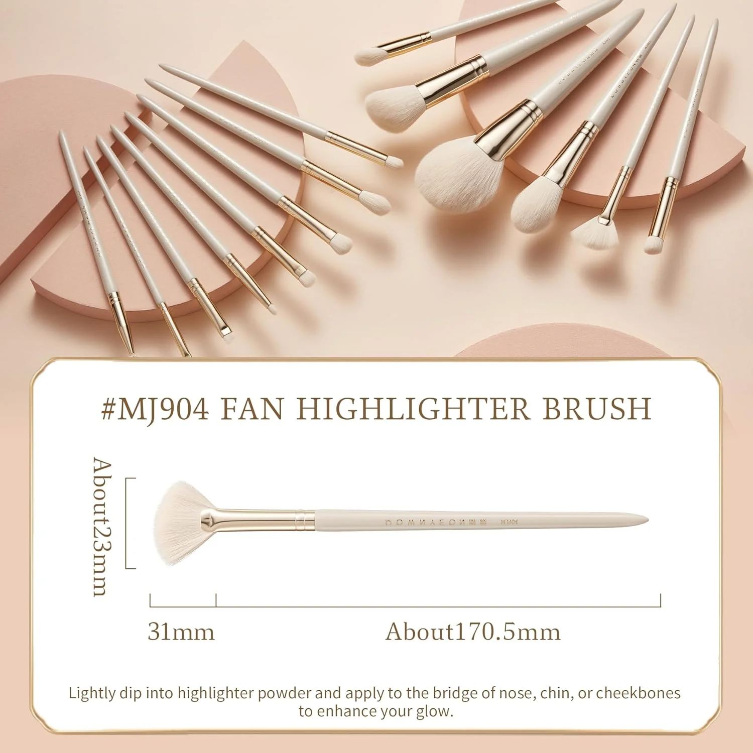 براش هایلایتر بادبزنی رونیون براش هایلایتر بادبزنی رونیون