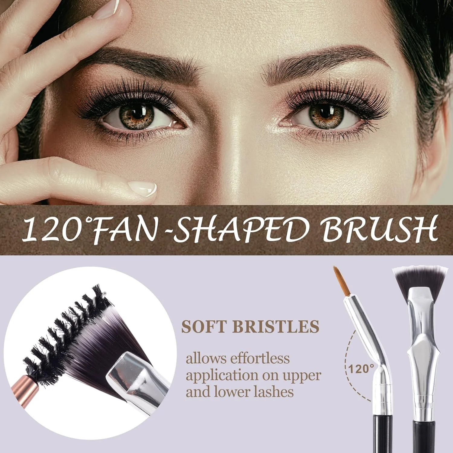 پگاو 2 عدد برس مژه تاشو زاویه دار دالبری، برس فن ریمل برای مژه ها، برس ریمل چند منظوره جداکننده شانه مژه، ابزار آرایش چوب برس فن مژه پگاو 2 عدد برس مژه تاشو زاویه دار دالبری، برس فن ریمل برای مژه ها، برس ریمل چند منظوره جداکننده شانه مژه، ابزار آرایش چوب برس فن مژه