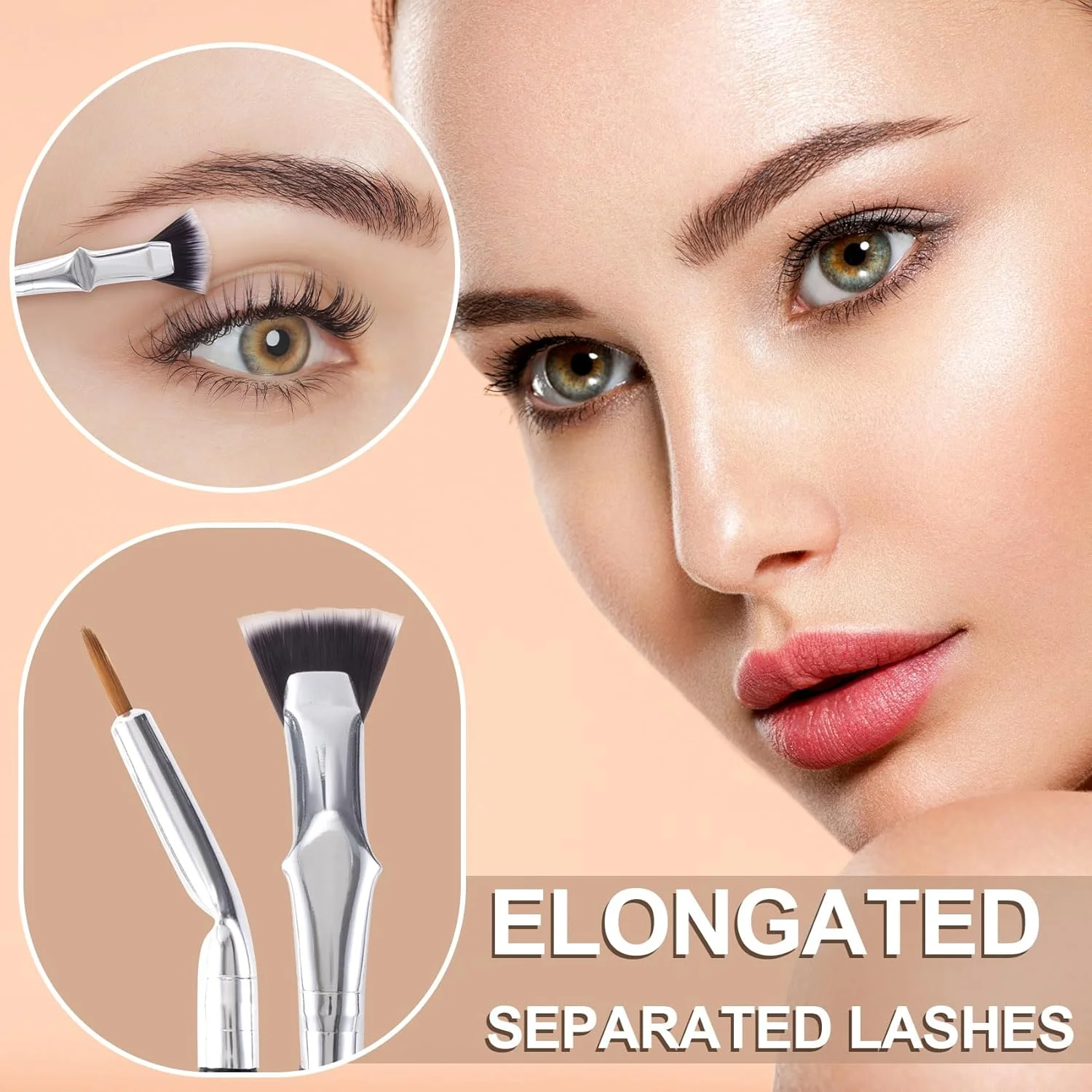 پگاو 2 عدد برس مژه تاشو زاویه دار دالبری، برس فن ریمل برای مژه ها، برس ریمل چند منظوره جداکننده شانه مژه، ابزار آرایش چوب برس فن مژه پگاو 2 عدد برس مژه تاشو زاویه دار دالبری، برس فن ریمل برای مژه ها، برس ریمل چند منظوره جداکننده شانه مژه، ابزار آرایش چوب برس فن مژه