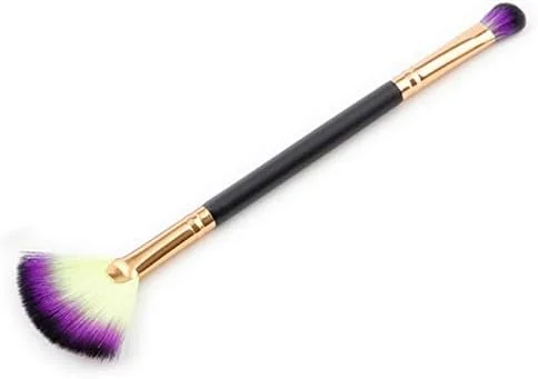 برس آرایشی مدل بادبزنی، حرفه ای، کوچک، دو سر، چند منظوره، مناسب کرم پودر، پودر فیکس و رژگونه برس آرایشی مدل بادبزنی، حرفه ای، کوچک، دو سر، چند منظوره، مناسب کرم پودر، پودر فیکس و رژگونه