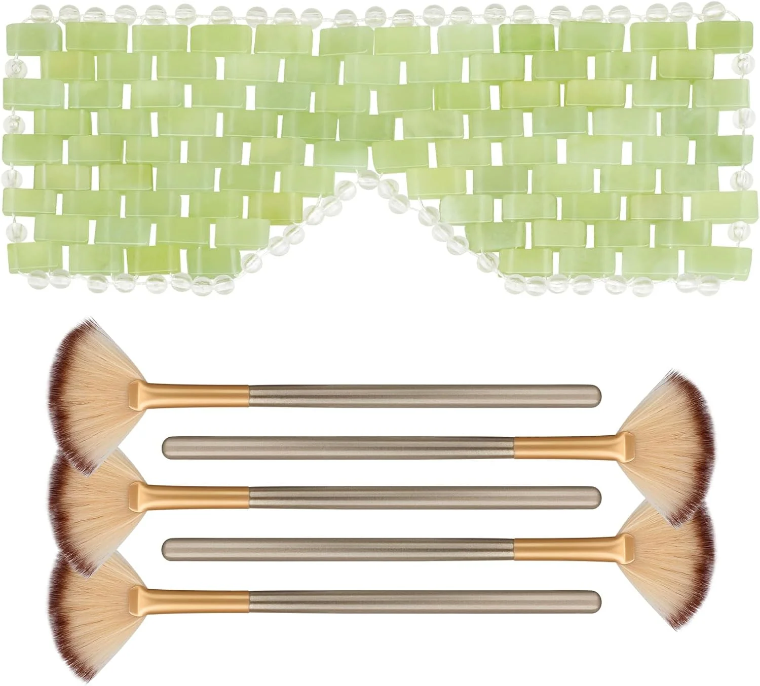 ماسک چشم یشم برای صورت - ست 5 تکه برس ماسک صورت، ایده آل برای متخصصان زیبایی و اسپا ماسک چشم یشم برای صورت - ست 5 تکه برس ماسک صورت، ایده آل برای متخصصان زیبایی و اسپا