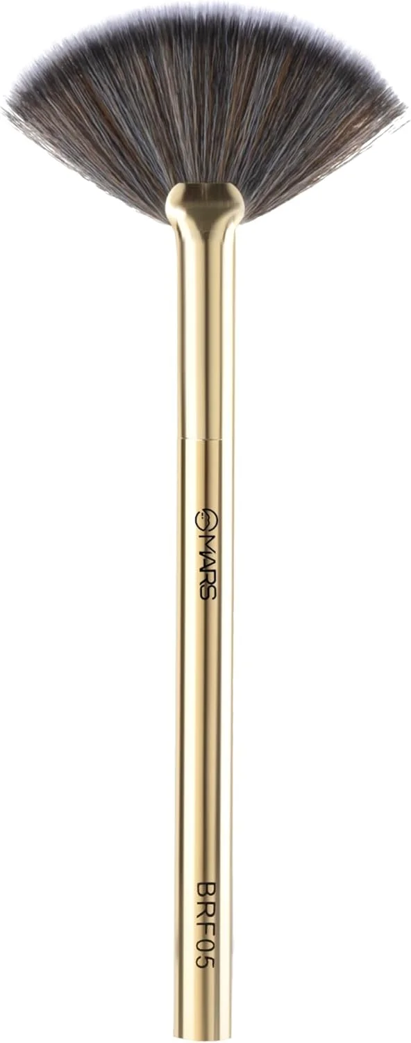 برس بادبزنی حرفه ای آرسنال هنرمند مارس برای هایلایت صورت | برس های مصنوعی دقیق | لمس نرم پر مانند | ایده آل برای هایلایت | برس آرایشی بسته بندی لوکس (طلایی) برس بادبزنی حرفه ای آرسنال هنرمند مارس برای هایلایت صورت | برس های مصنوعی دقیق | لمس نرم پر مانند | ایده آل برای هایلایت | برس آرایشی بسته بندی لوکس (طلایی)