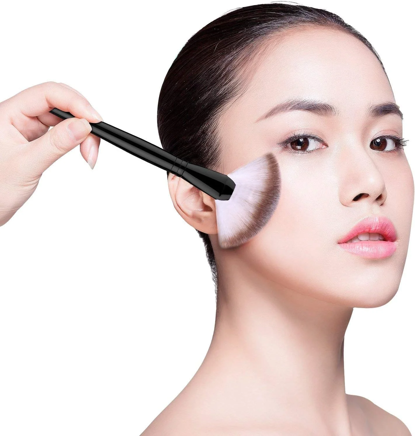 براش آرایشی بادبزنی Glorica Beauty، براش حرفه ای هایلایت، براش رژگونه، برنزر، براش استخوان گونه، براش بزرگ تکی نرم و متراکم برای پودر صورت، براش کرم پودر، ابزار آرایشی، مشکی براش آرایشی بادبزنی Glorica Beauty، براش حرفه ای هایلایت، براش رژگونه، برنزر، براش استخوان گونه، براش بزرگ تکی نرم و متراکم برای پودر صورت، براش کرم پودر، ابزار آرایشی، مشکی