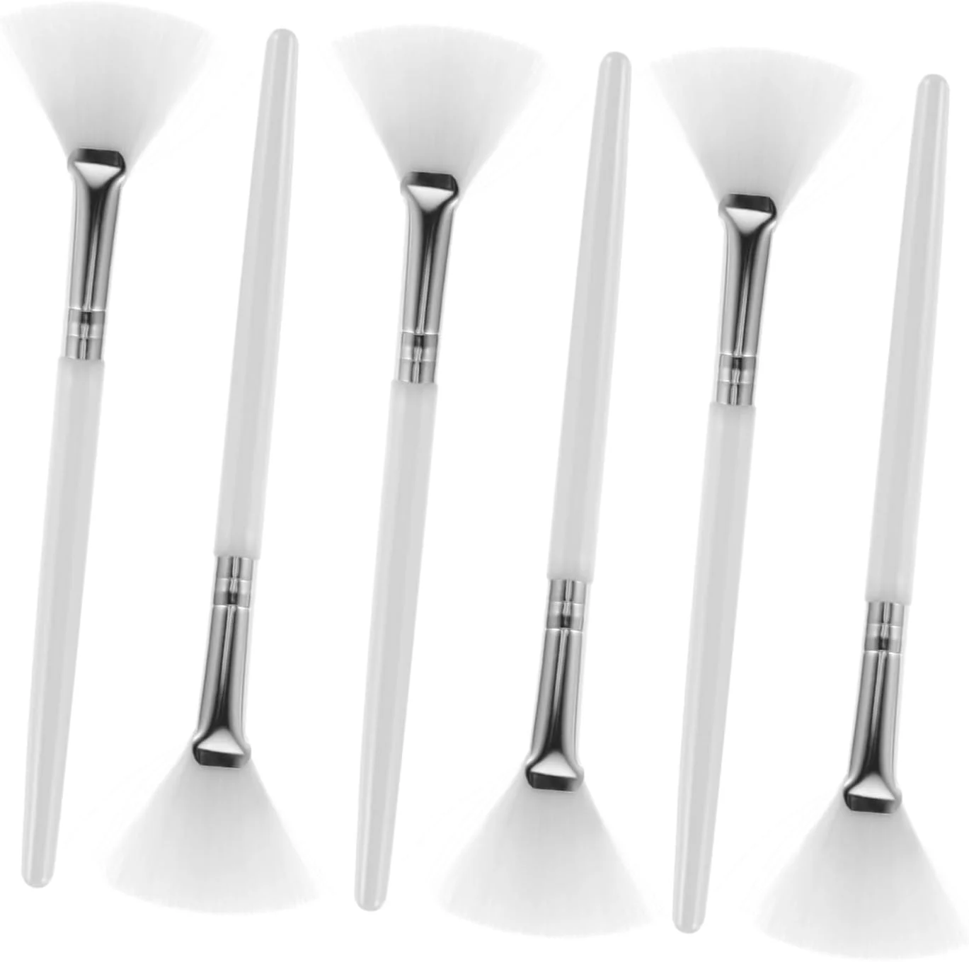 ست ۱۲ عددی براش ماسک صورت، برس تخت بادبزنی، مناسب برای لایه برداری شیمیایی، برنزر، اسید و لوازم آرایشی، سفید، نرم، ساخته شده از الیاف مصنوعی ست ۱۲ عددی براش ماسک صورت، برس تخت بادبزنی، مناسب برای لایه برداری شیمیایی، برنزر، اسید و لوازم آرایشی، سفید، نرم، ساخته شده از الیاف مصنوعی