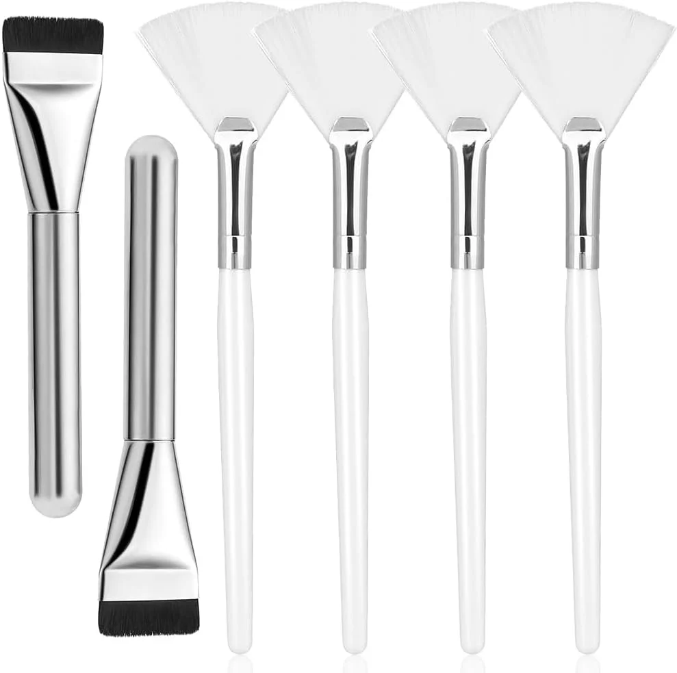 مجموعه 2 عدد براش کرم پودر فوق العاده نازک + 4 عدد براش صورت، براش بادبزنی، براش پودر برای کرم پودر مایع بانوان، براش آرایشی نازک برای کرم پودر کرمی، پودری یا مایع مجموعه 2 عدد براش کرم پودر فوق العاده نازک + 4 عدد براش صورت، براش بادبزنی، براش پودر برای کرم پودر مایع بانوان، براش آرایشی نازک برای کرم پودر کرمی، پودری یا مایع