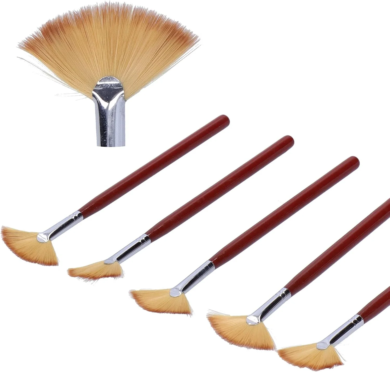 اپلیکاتور FEIP، برس ماسک صورت با دسته لوله آلومینیومی ضخیم شده، برس پنکه ای صورت، هدیه ای فوق العاده اپلیکاتور FEIP، برس ماسک صورت با دسته لوله آلومینیومی ضخیم شده، برس پنکه ای صورت، هدیه ای فوق العاده