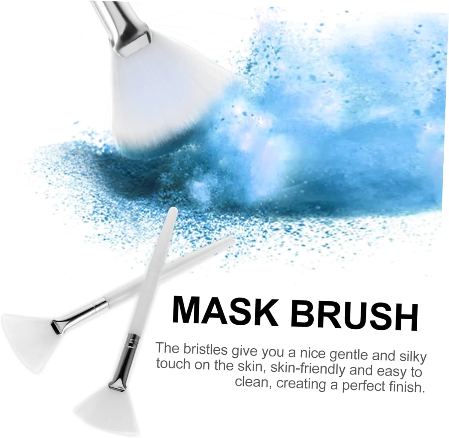 ست ۱۲ عددی براش ماسک صورت، برس تخت بادبزنی، مناسب برای لایه برداری شیمیایی، برنزر، اسید و لوازم آرایشی، سفید، نرم، ساخته شده از الیاف مصنوعی ست ۱۲ عددی براش ماسک صورت، برس تخت بادبزنی، مناسب برای لایه برداری شیمیایی، برنزر، اسید و لوازم آرایشی، سفید، نرم، ساخته شده از الیاف مصنوعی