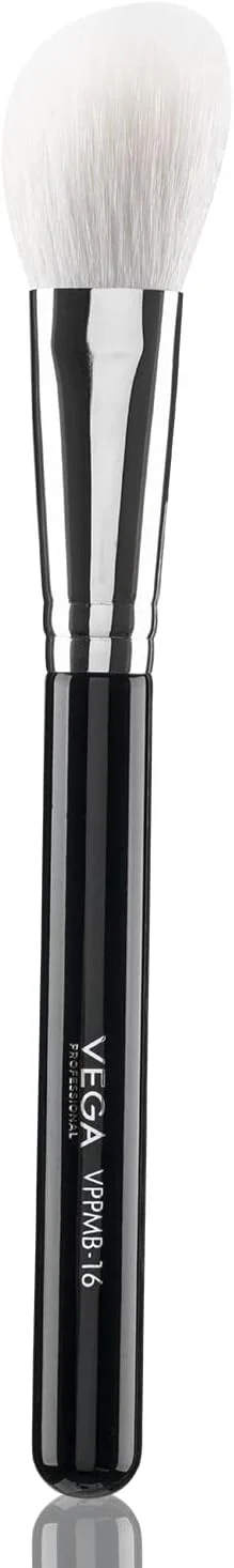 براش کانتور صورت دقیق و حرفه ای وگا، موهای نرم، فرول مسی، دسته چوبی (VPPMB-16)