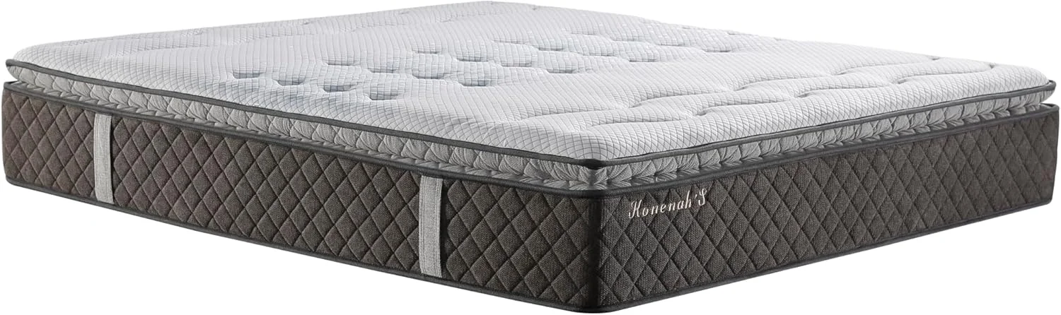 تشک فنر پاکتی 7 ناحیهای با ارتفاع 32 سانتیمتر، ابعاد 180x200 سانتیمتر، دارای لایه بالایی (Pillow Top) و فوم هیبریدی با فوم CNC پروفایل و فوم ارتجاعی بالا تشک فنر پاکتی 7 ناحیهای با ارتفاع 32 سانتیمتر، ابعاد 180x200 سانتیمتر، دارای لایه بالایی (Pillow Top) و فوم هیبریدی با فوم CNC پروفایل و فوم ارتجاعی بالا