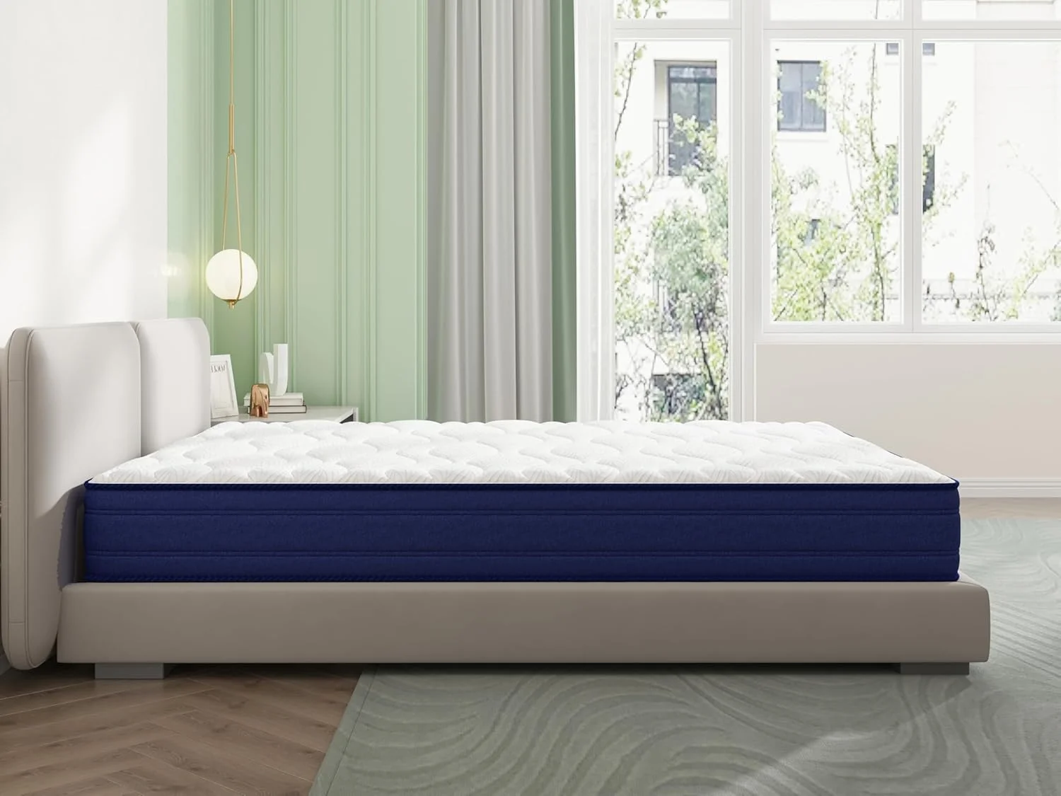 تشک فوم مموری هیبریدی پاناکس 25 سانتی متری - خواب خنک، تسکین فشار، سفتی متوسط (سوپر کینگ (190x200 سانتی متر))