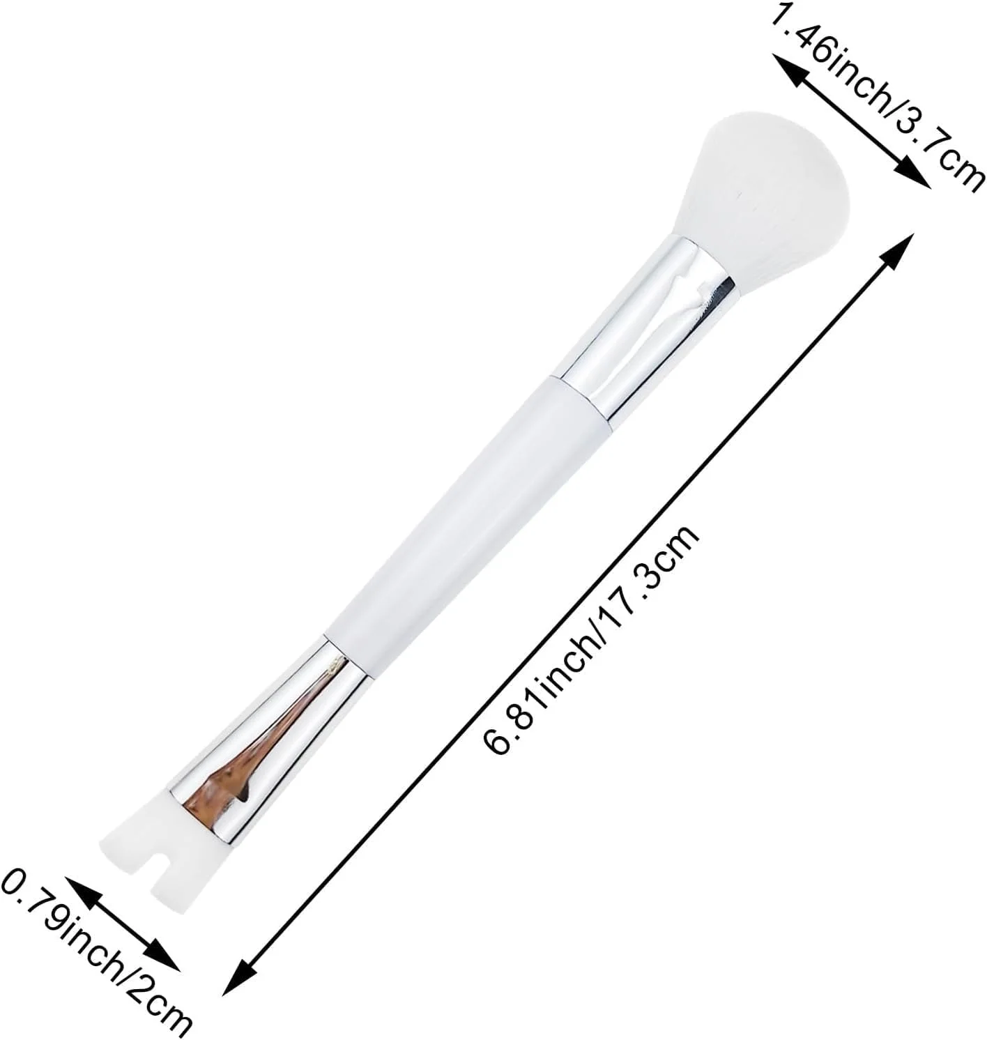 براش کانتور بینی U شکل، براش آرایشی دوگانه 2 در 1، فوق العاده دقیق، موهای نرم مصنوعی، بسته 2 عددی براش کانتور بینی U شکل، براش آرایشی دوگانه 2 در 1، فوق العاده دقیق، موهای نرم مصنوعی، بسته 2 عددی