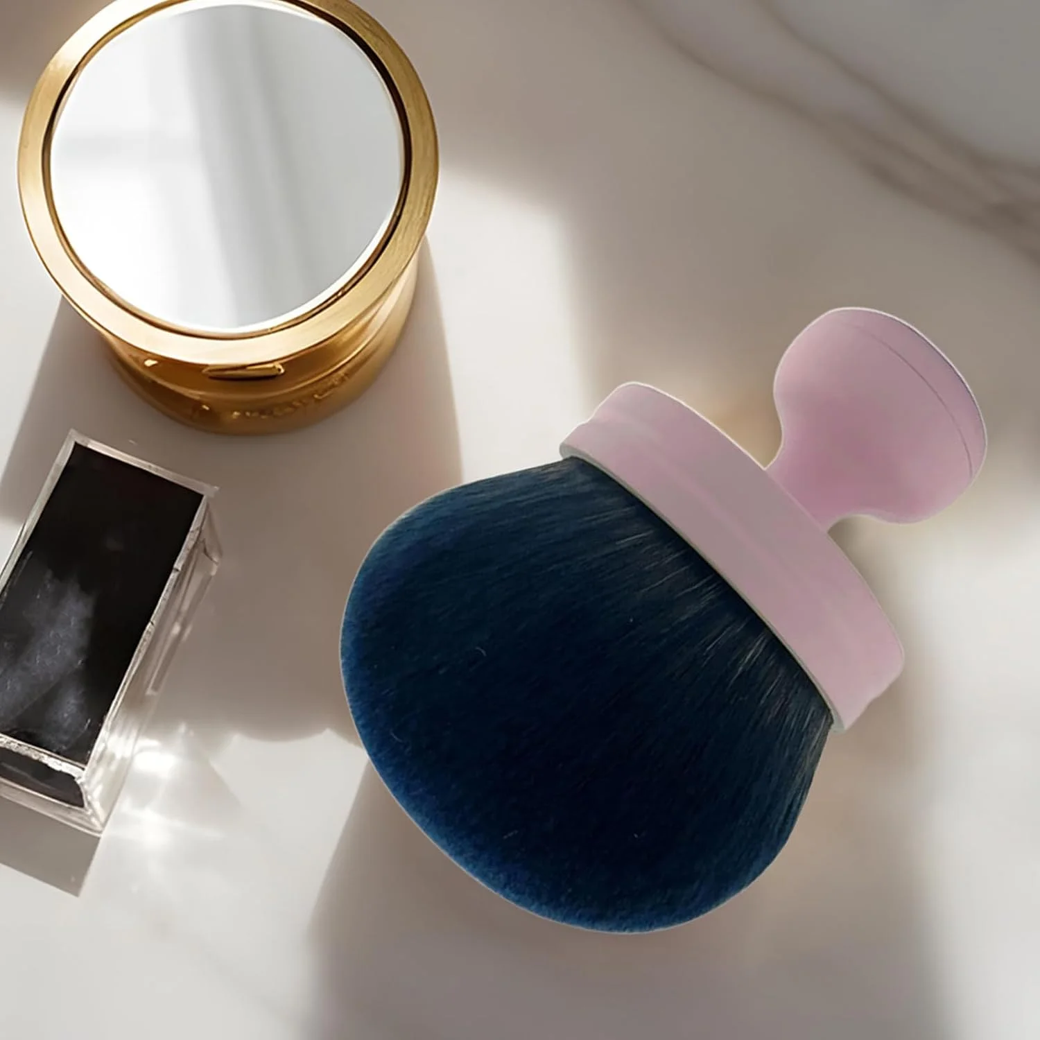 براش بزرگ برنزه کننده - براش آرایشی بزرگ برای برنزه کردن - براش نرم و چند منظوره برای استفاده روزانه خانم ها، مادران و همسران