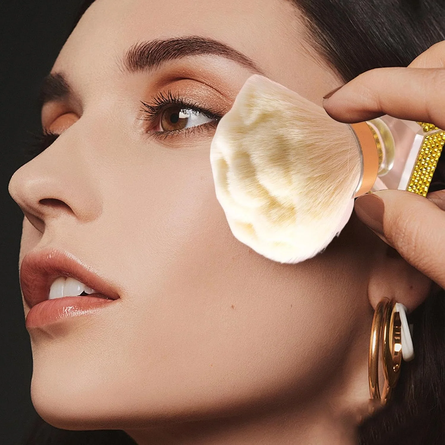 براش پودر فیکس | براش های آرایشی رژگونه، کانتور، ابزار آرایشی مسافرتی برای پدیکور، مانیکور، هایلایت و کانتورینگ براش پودر فیکس | براش های آرایشی رژگونه، کانتور، ابزار آرایشی مسافرتی برای پدیکور، مانیکور، هایلایت و کانتورینگ