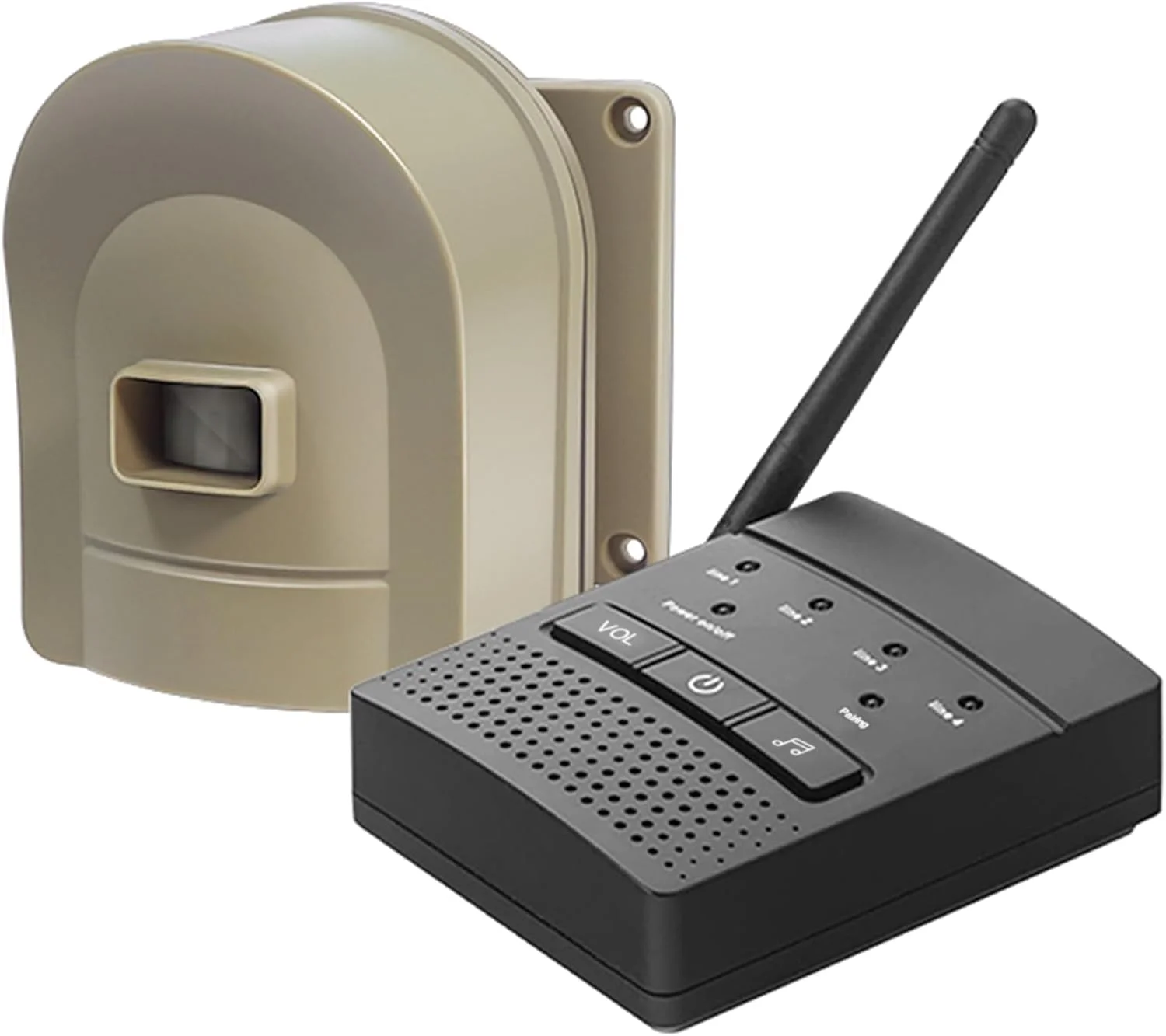 سیستم هشدار دهنده بی سیم درب منزل HOSMART با سنسور قابل شارژ 400 متری و سیستم هشدار دهنده سنسور درب منزل، سنسور حرکتی بیرونی ضد آب