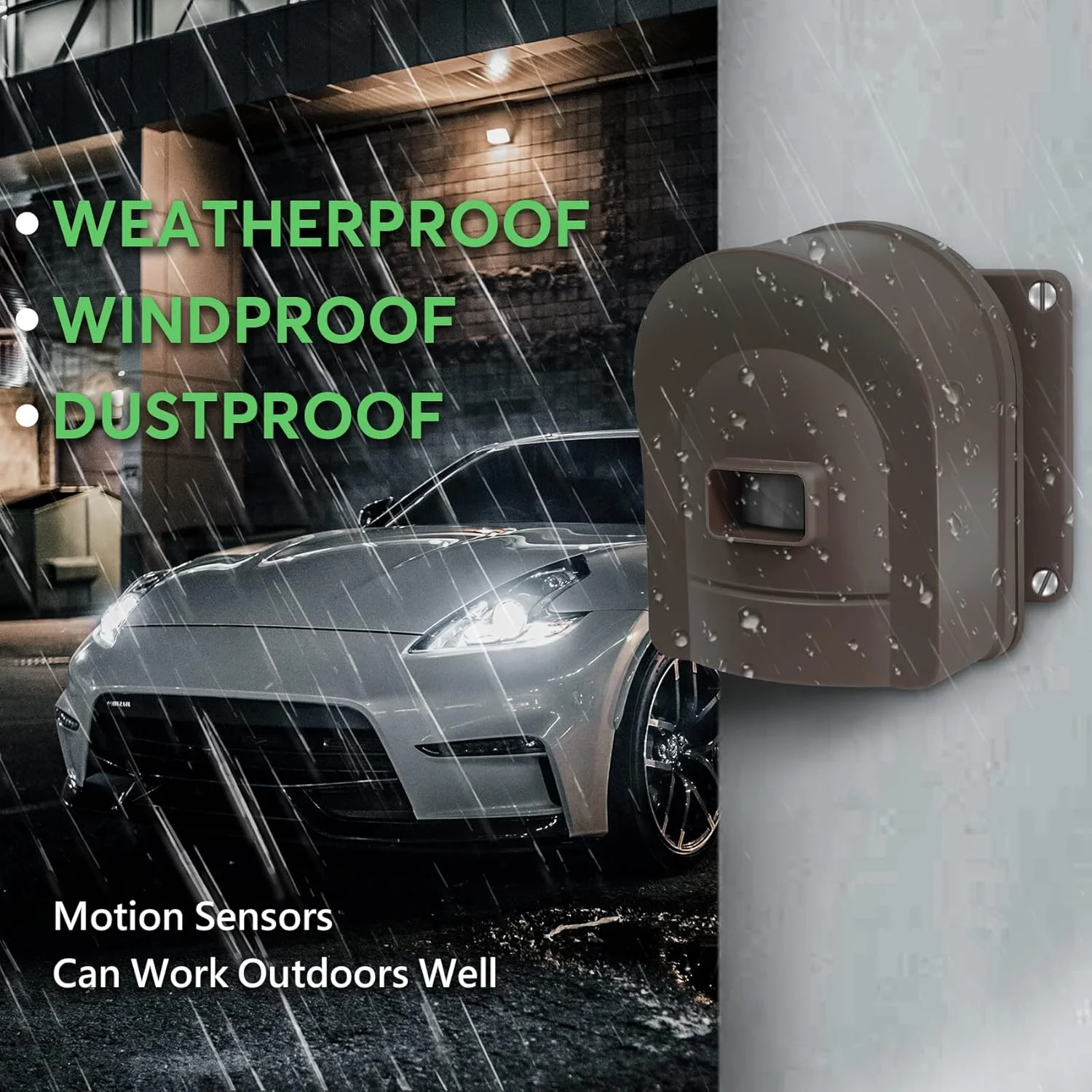 سیستم هشدار دهنده بی سیم درب منزل H HOSMART با سنسور 1/2 مایل و سیستم هشدار دهنده سنسور درب منزل، سنسور حرکتی فضای باز و ضد آب (1 گیرنده و 4 سنسور)