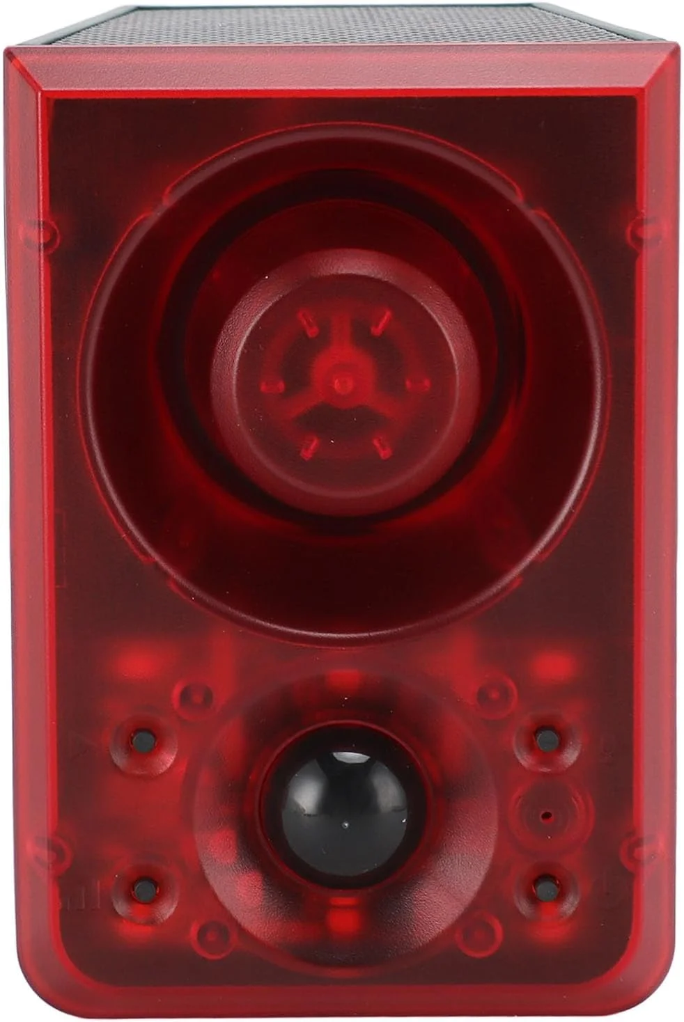 آلارم سنسور حرکتی خورشیدی Goshyda، 3 حالت، ضد آب، قرمز، چراغ چشمک زن امنیتی با کنترل از راه دور برای خانه، ویلا، حیاط، مرغداری، مزرعه، انبار