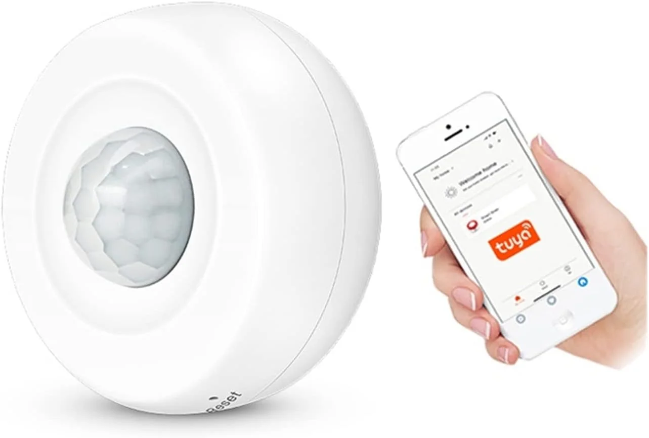 سیستم دزدگیر وای فای GFGBUOP با سنسور حرکتی، سنسور PIR تشخیص حرکت بدن انسان، سیستم امنیتی هوشمند خانگی، آشکارساز دزدگیر مادون قرمز سیستم دزدگیر وای فای GFGBUOP با سنسور حرکتی، سنسور PIR تشخیص حرکت بدن انسان، سیستم امنیتی هوشمند خانگی، آشکارساز دزدگیر مادون قرمز