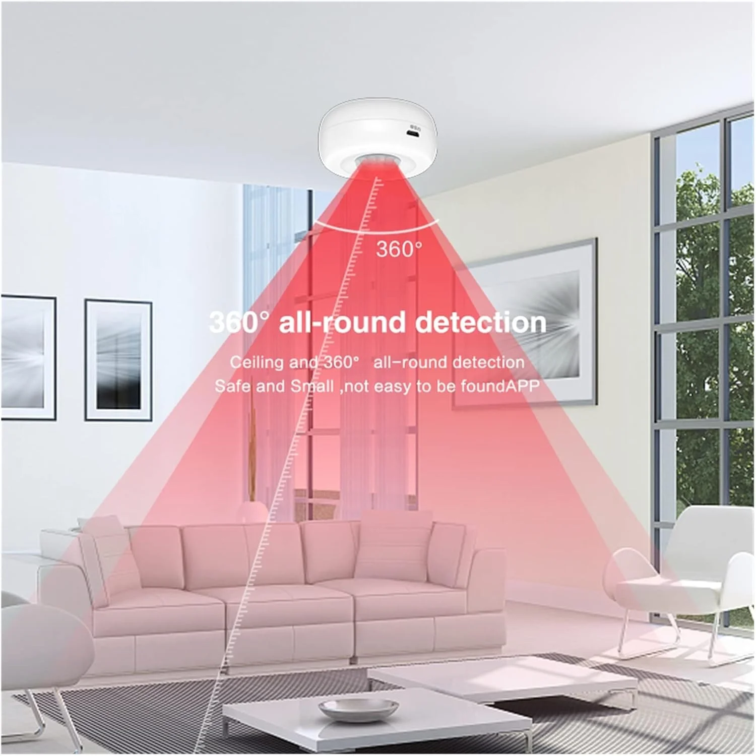 سیستم دزدگیر وای فای GFGBUOP، سنسور حرکتی وای فای، ردیاب مادون قرمز، سنسور حرکتی PIR، سیستم دزدگیر امنیتی