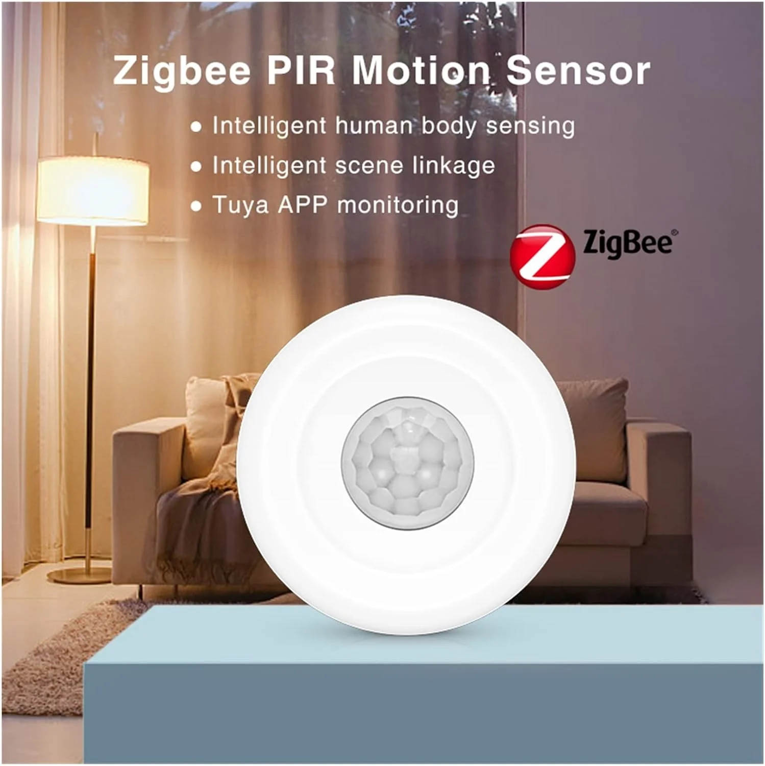 سیستم دزدگیر وای فای GFGBUOP با سنسور حرکتی، سنسور PIR تشخیص حرکت بدن انسان، سیستم امنیتی هوشمند خانگی، آشکارساز دزدگیر مادون قرمز